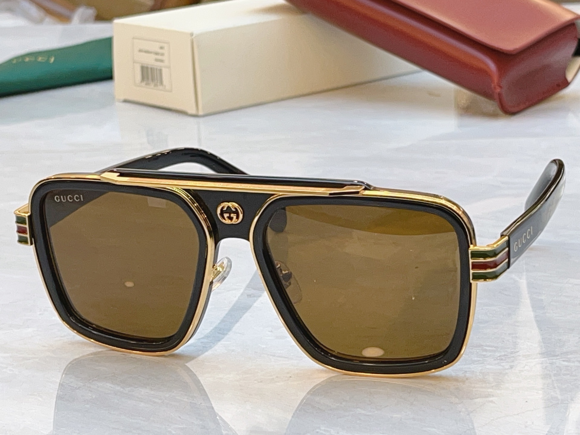 ，【GUCC*】古*驰新款太阳镜，MODEL：GG1607，SIZE:57口19-145