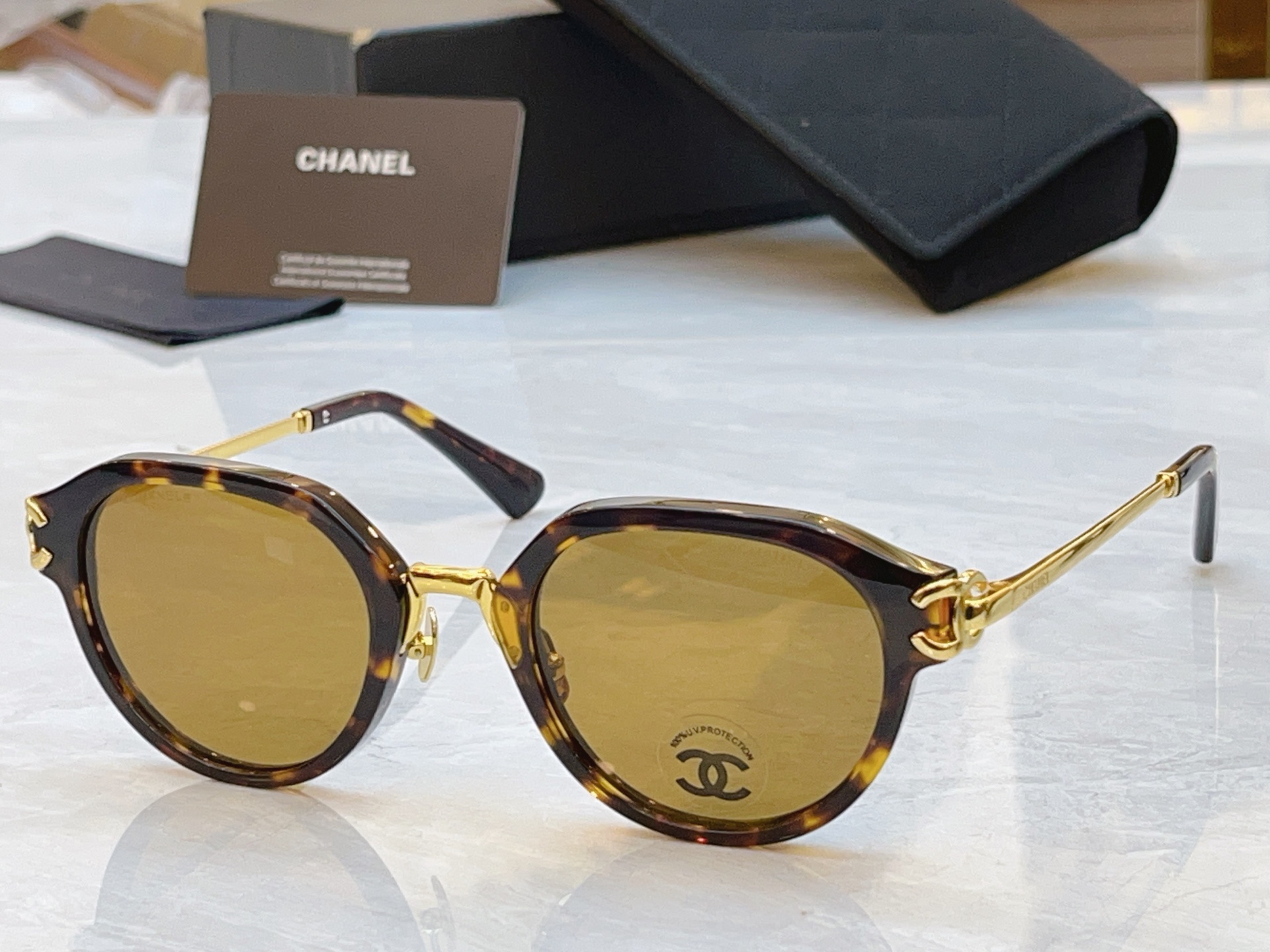 ，【CHANE*】香奈儿新款太阳镜，MODEL：CH5575，SIZE：50口22-140