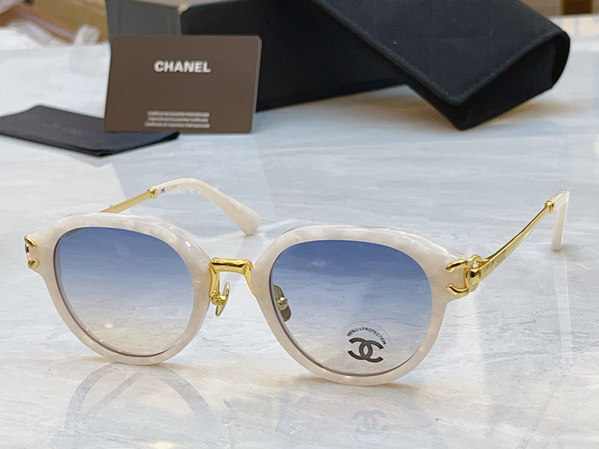 ，【CHANE*】香奈儿新款太阳镜，MODEL：CH5575，SIZE：50口22-140