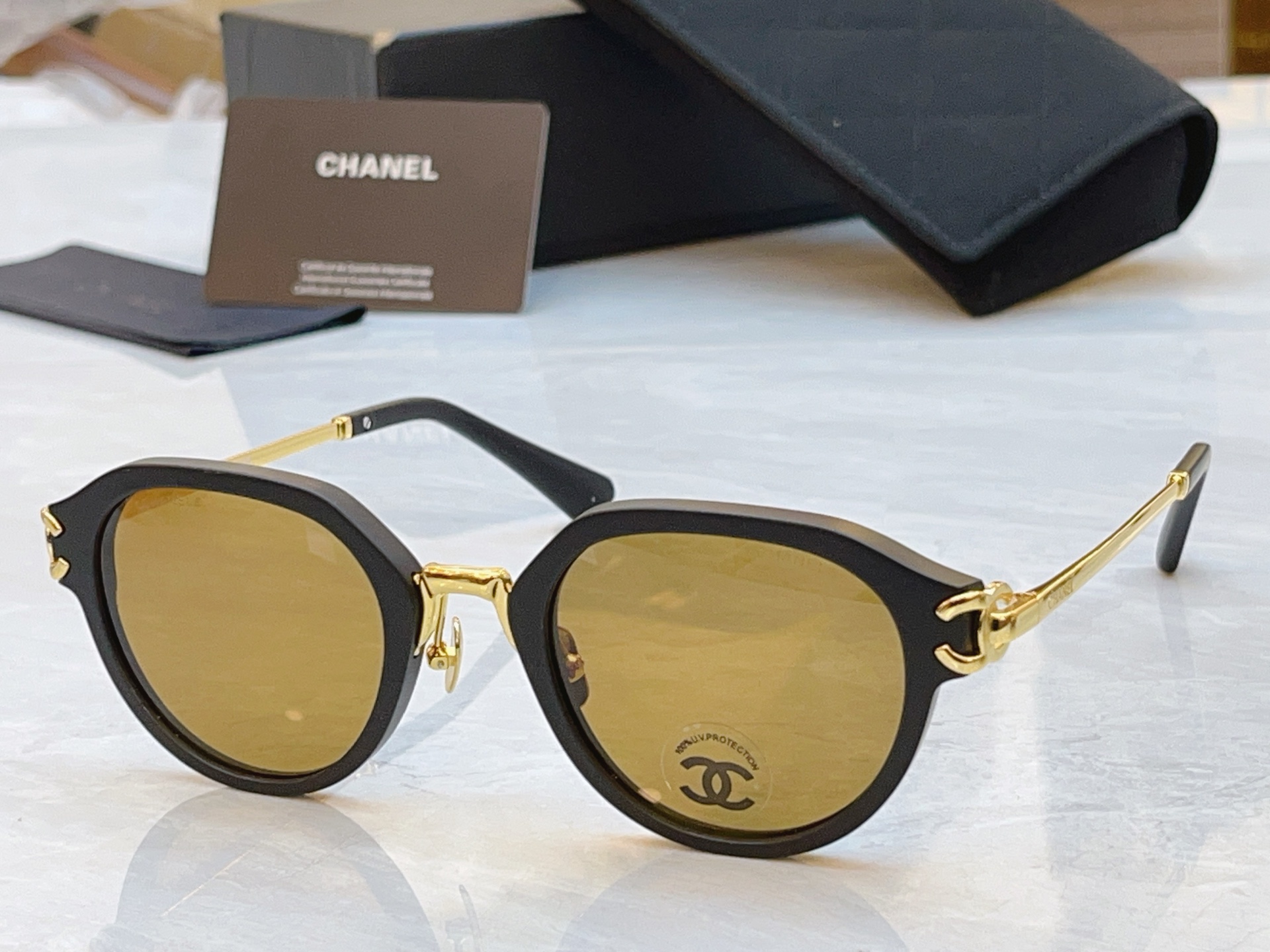 ，【CHANE*】香奈儿新款太阳镜，MODEL：CH5575，SIZE：50口22-140
