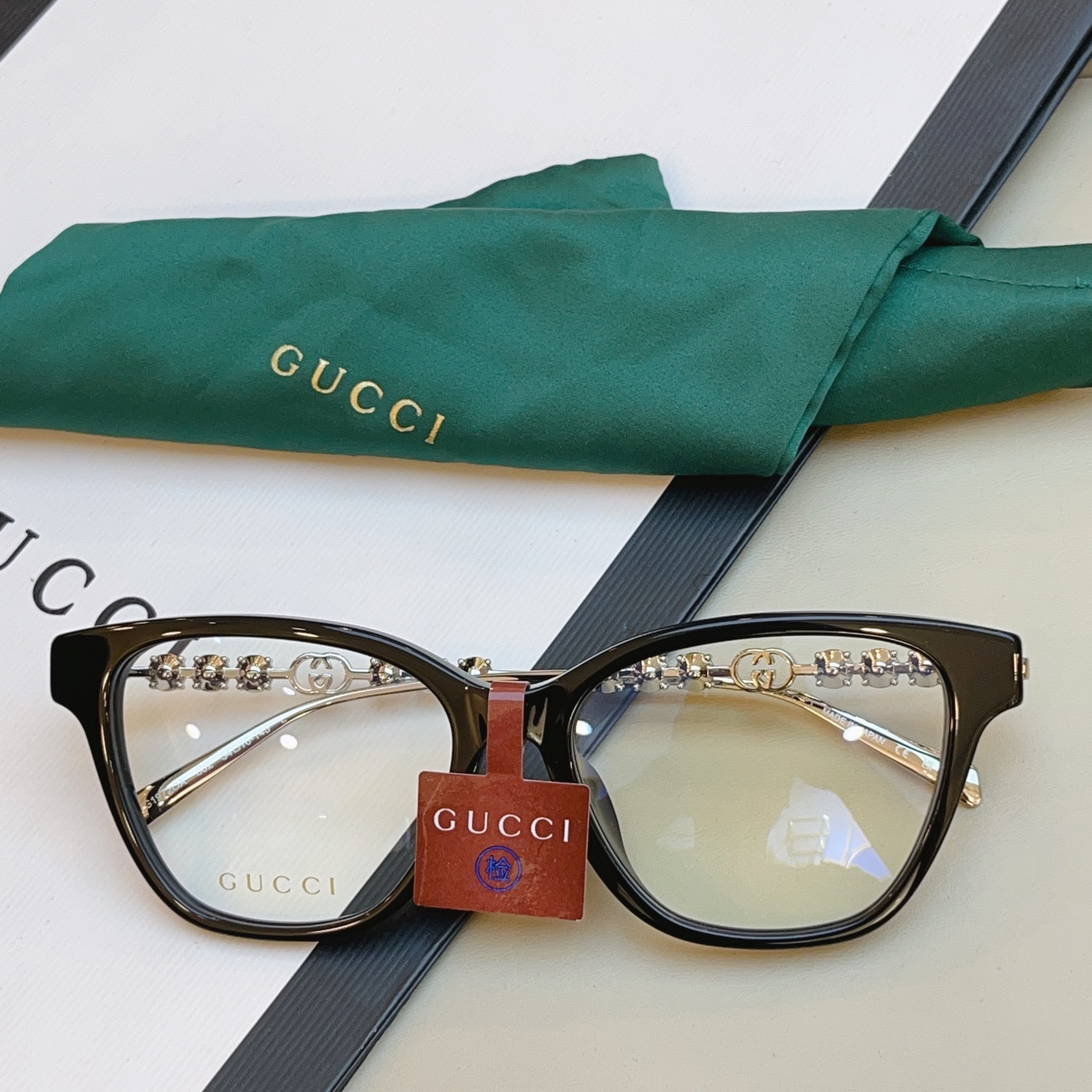 ，【GUCC*】古*驰新款眼镜架 高版本✨，MODEL：GG1972OA，SIZE：54口16-145 L