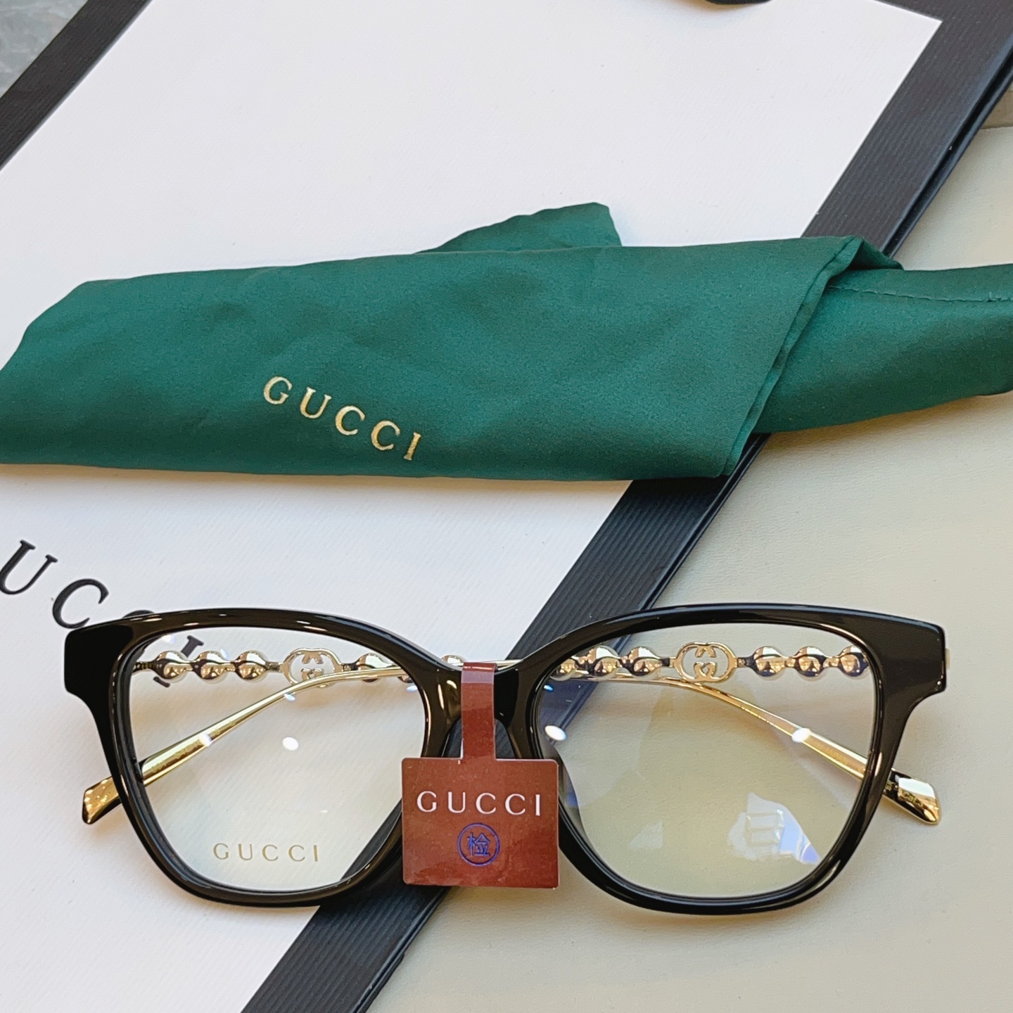，【GUCC*】古*驰新款眼镜架 高版本✨，MODEL：GG1972OA，SIZE：54口16-145 L