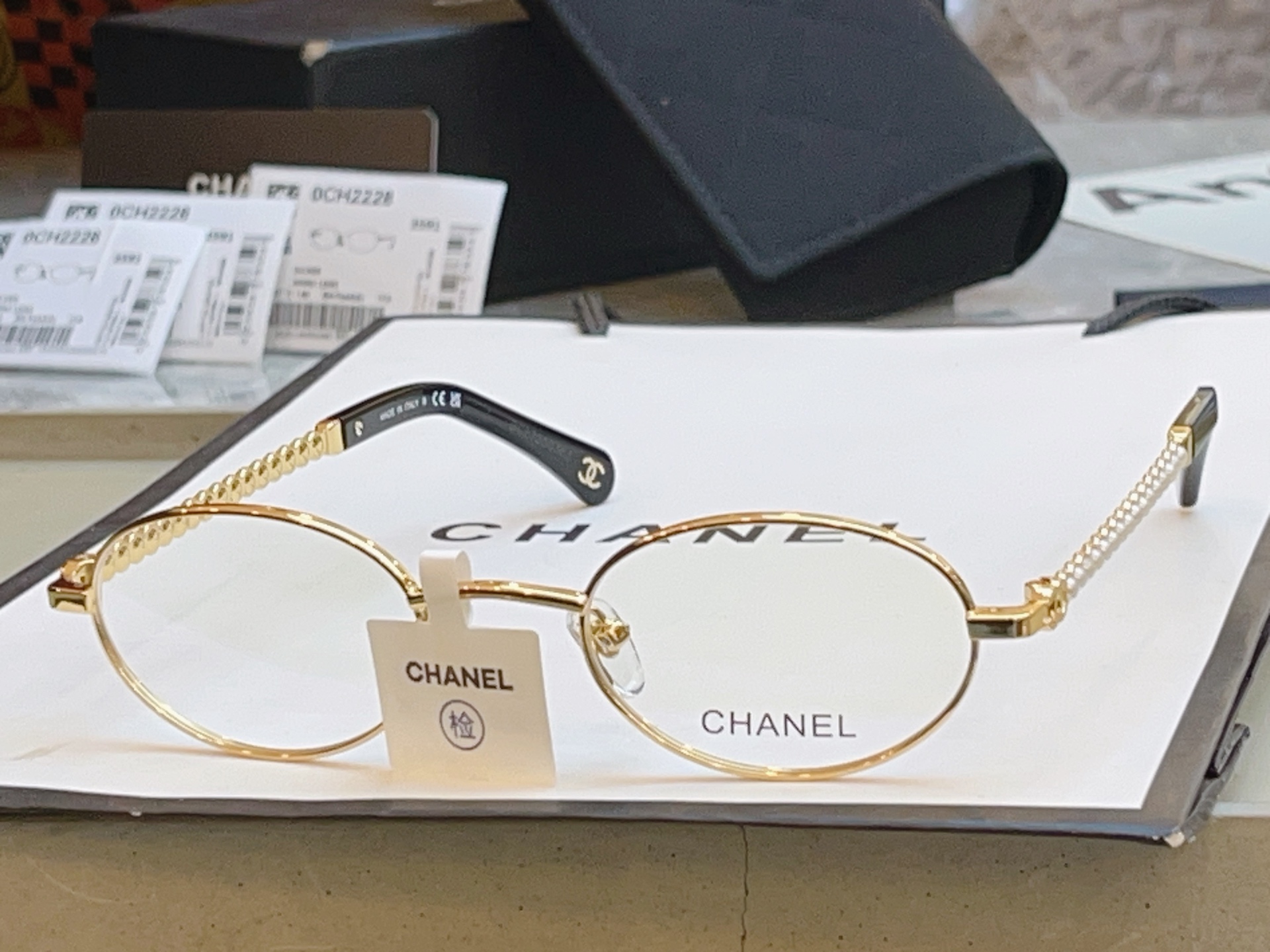 ，【CHANE*】香奈儿新款眼镜架 高版本✨，MODEL：CH2228-H，SIZE：47口22-140 S
