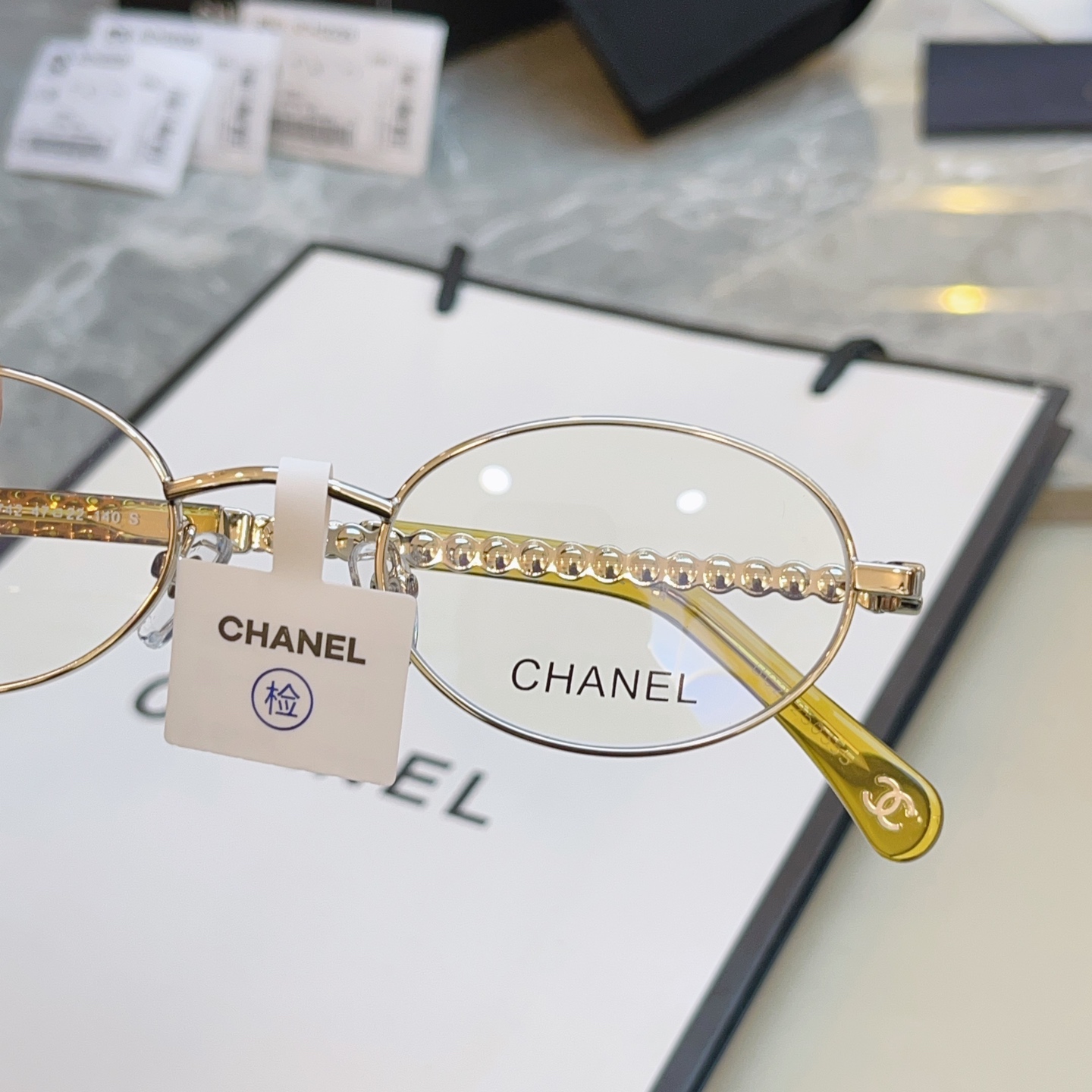 ，【CHANE*】香奈儿新款眼镜架 高版本✨，MODEL：CH2228-H，SIZE：47口22-140 S