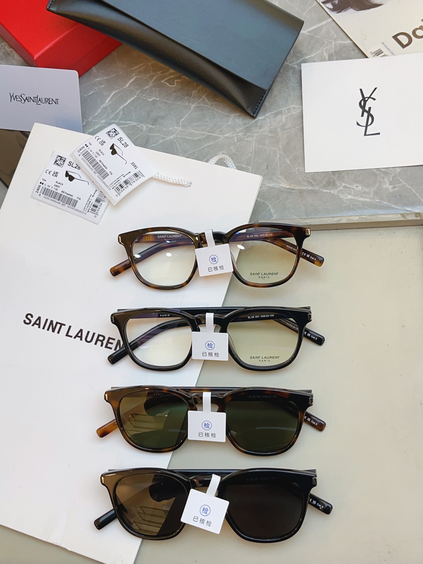 ，【SAINT LAUREN*】圣罗*兰新款太阳镜 高版本✨，MODEL：SL 28，SIZE：49口23-150