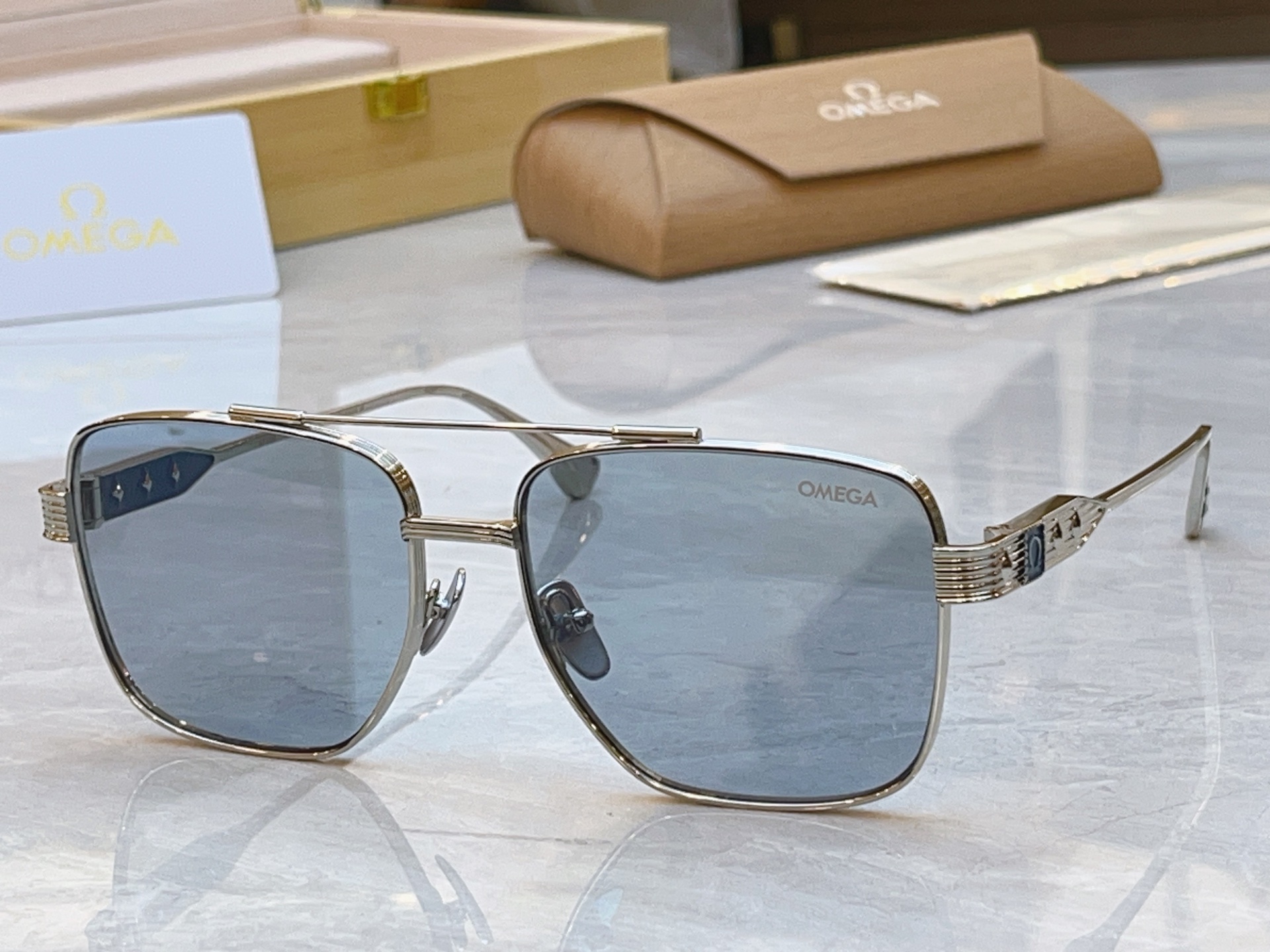 ，【OWEG*】欧米*茄新款太阳镜， MODEL：SS1346，SIZE：58口16-145