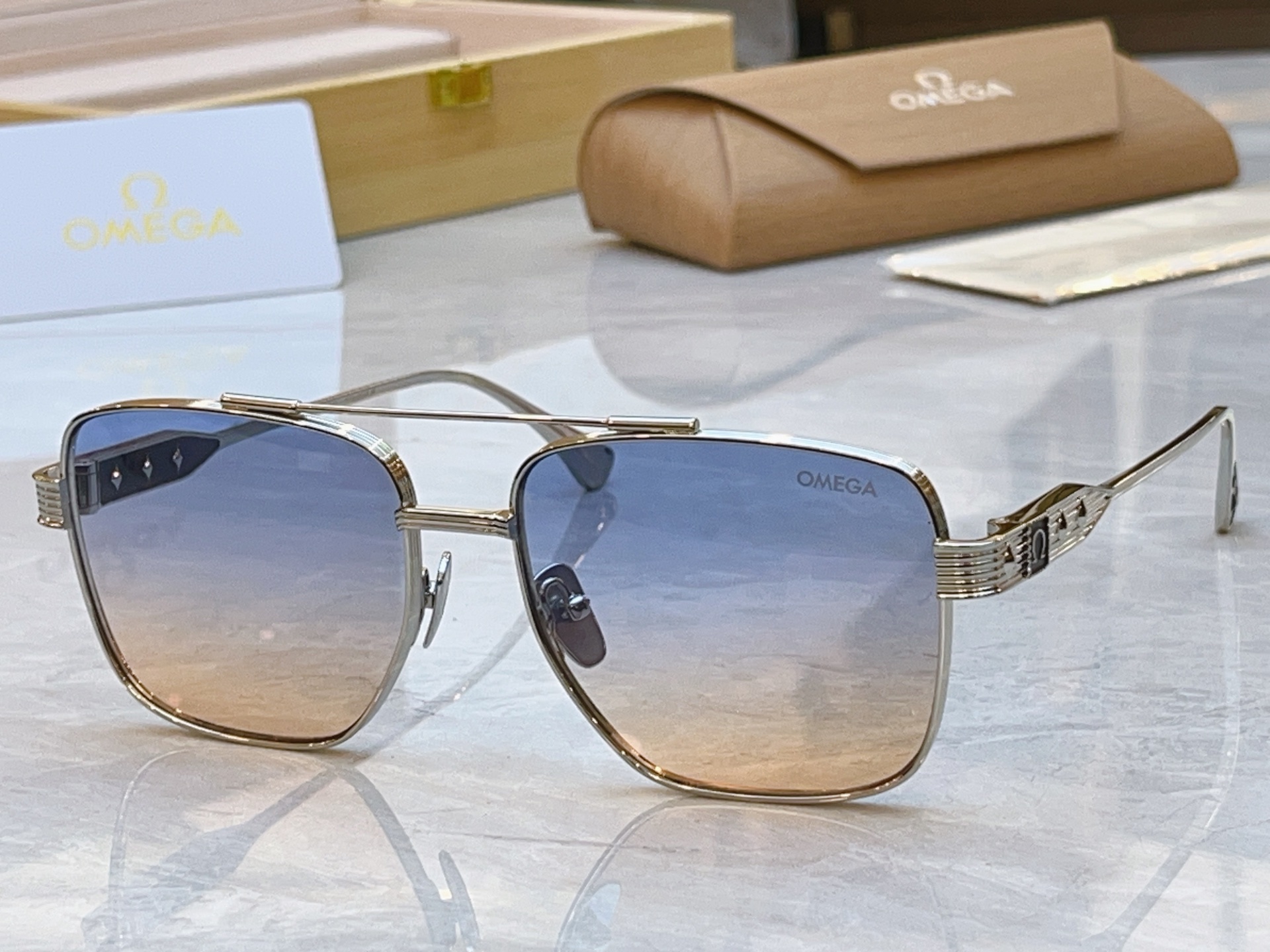 ，【OWEG*】欧米*茄新款太阳镜， MODEL：SS1346，SIZE：58口16-145