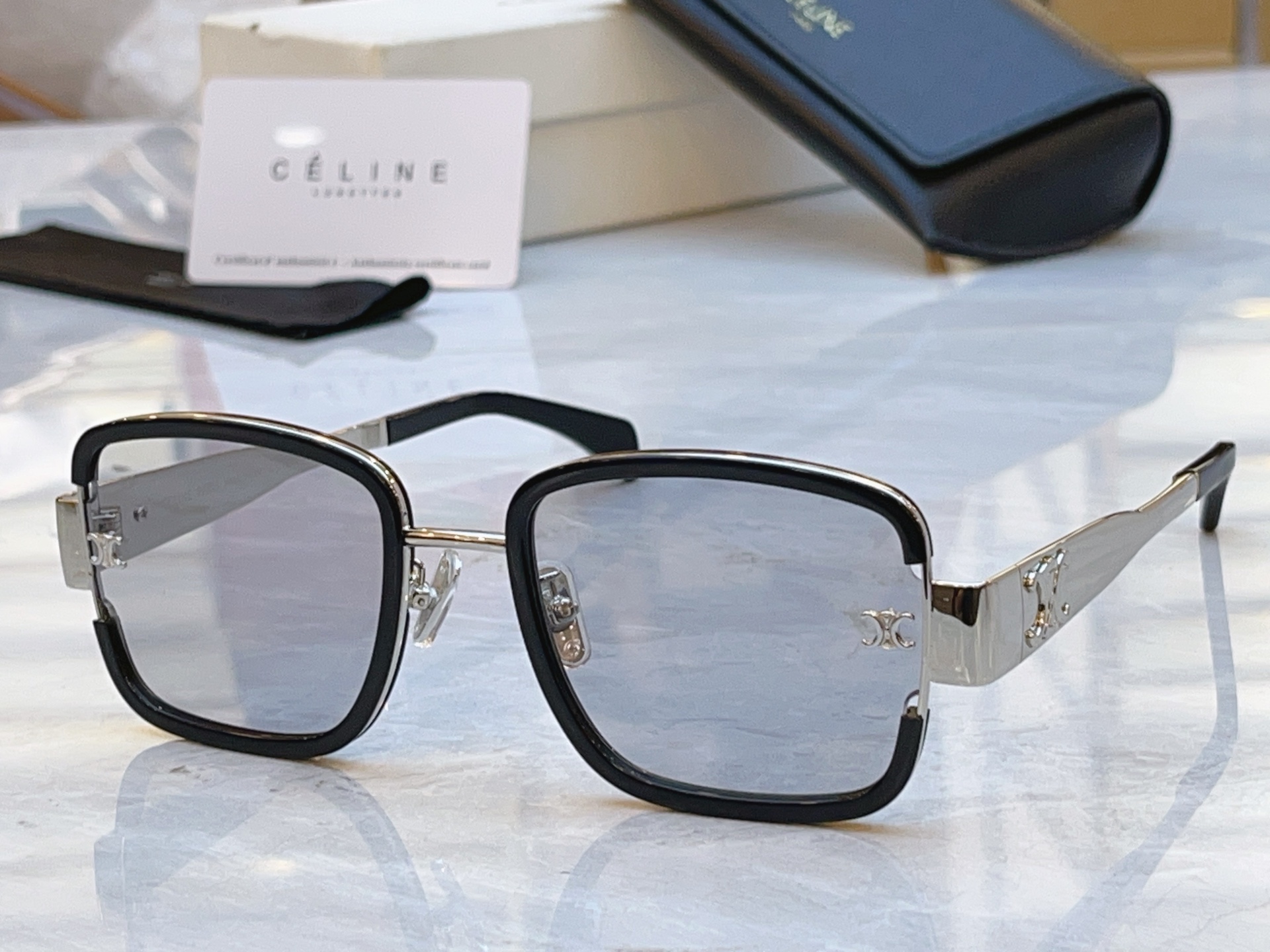 ，【CELIN*】赛*琳新款太阳镜， MODEL:CL40336F，SIZE: 55口23-145