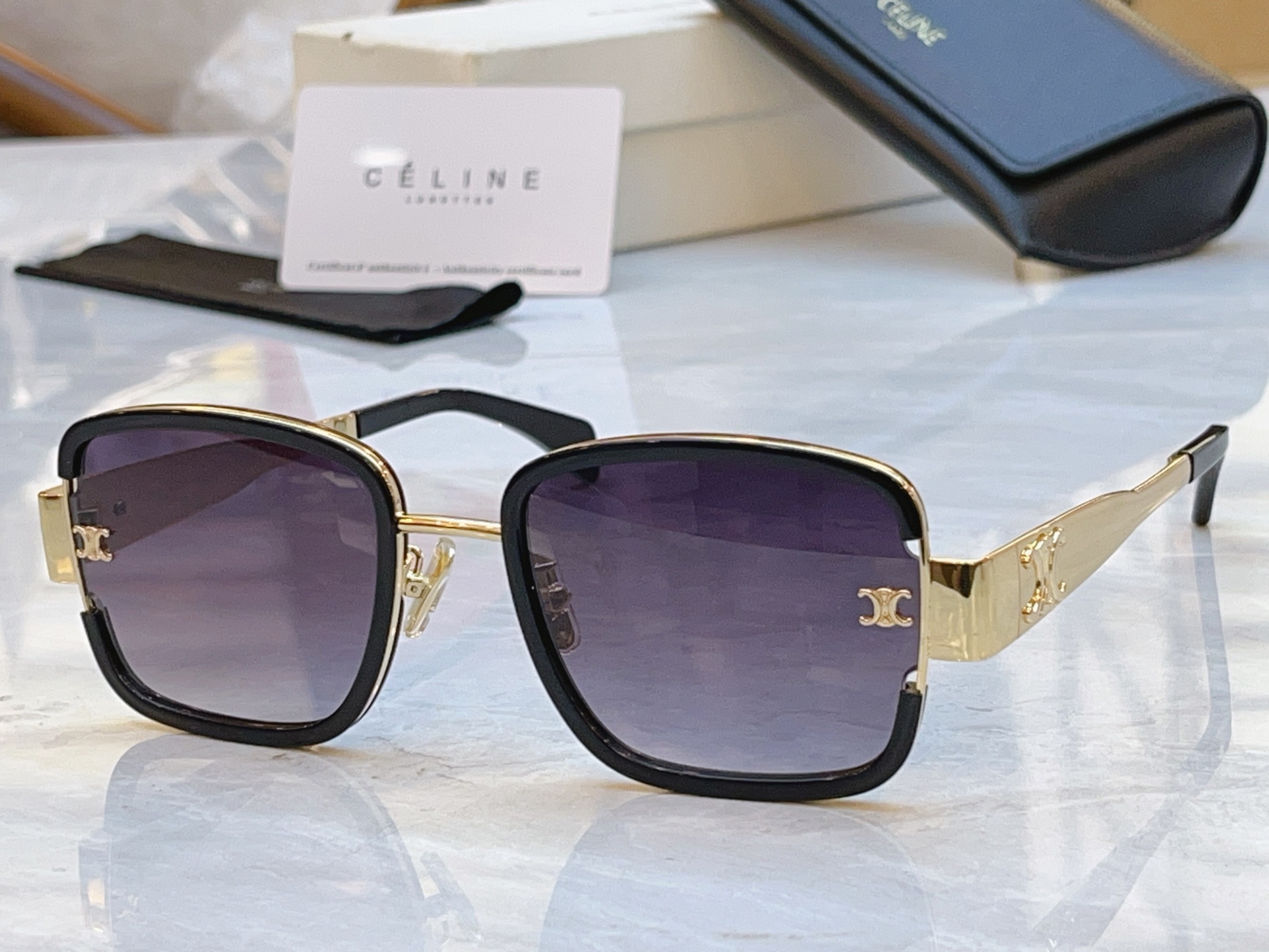 ，【CELIN*】赛*琳新款太阳镜， MODEL:CL40336F，SIZE: 55口23-145