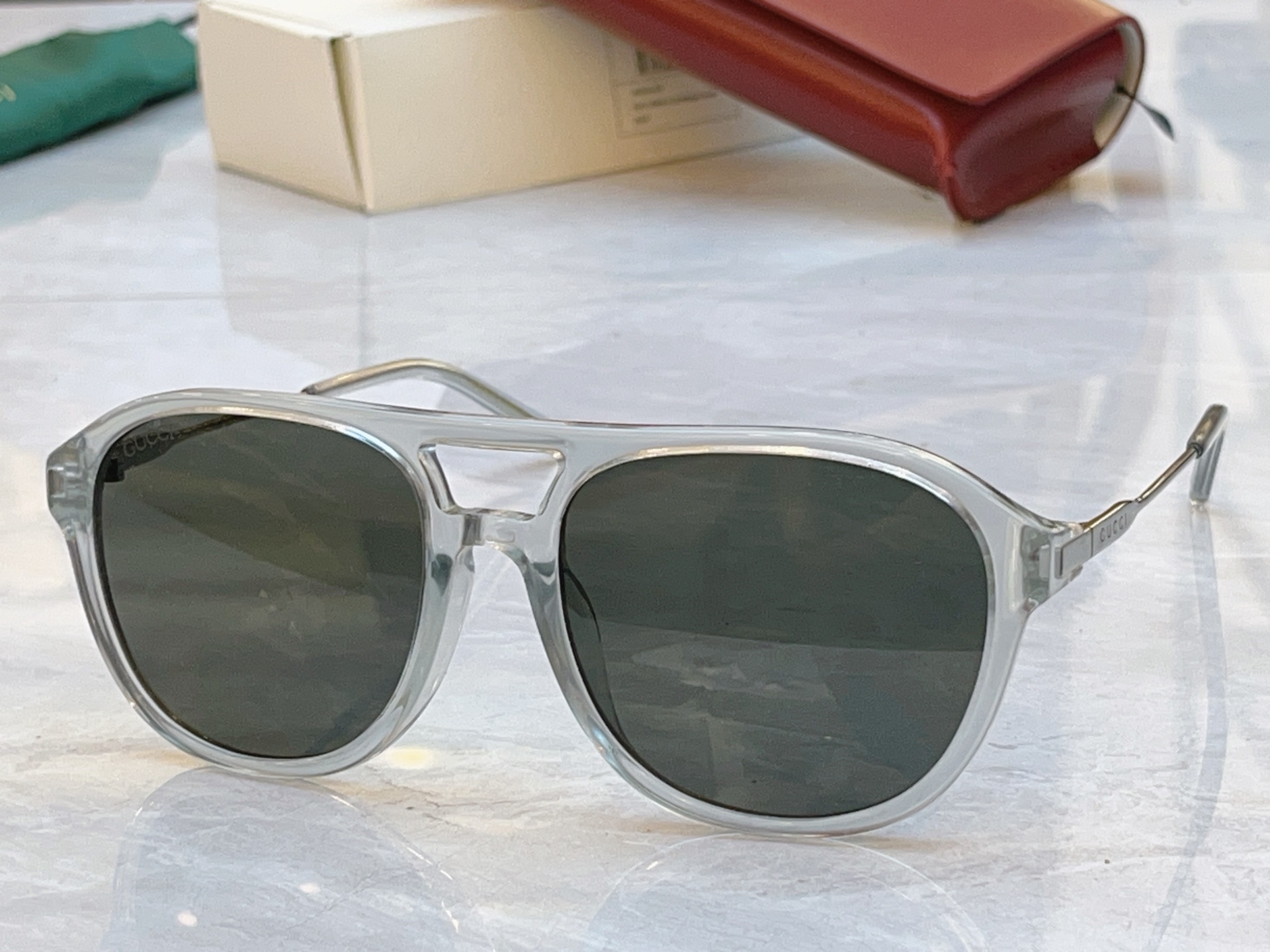 🆕 ，【GUCC*】古*驰新款太阳镜，MODEL：GG2254SK，SIZE:56口18-145