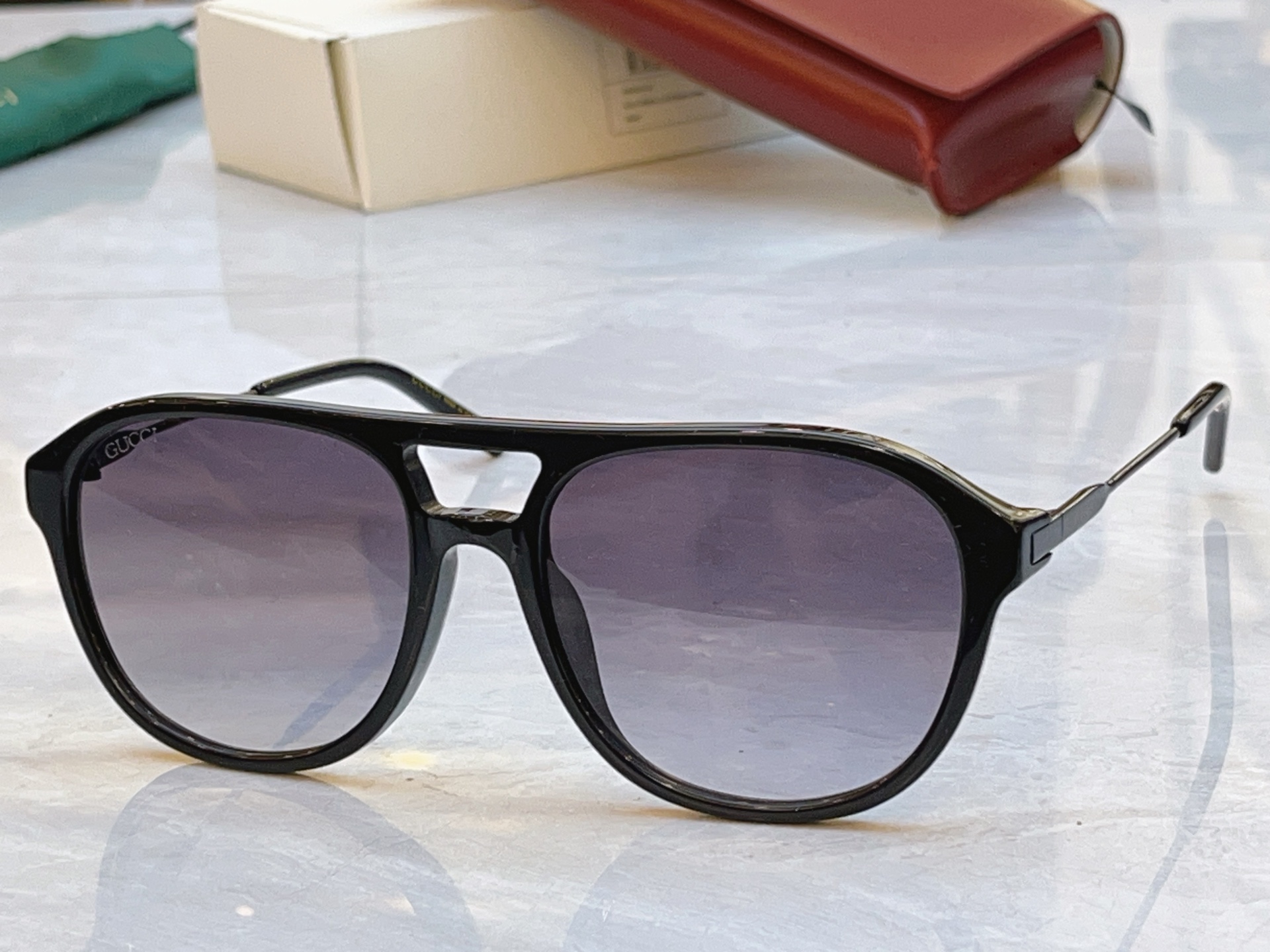 🆕 ，【GUCC*】古*驰新款太阳镜，MODEL：GG2254SK，SIZE:56口18-145