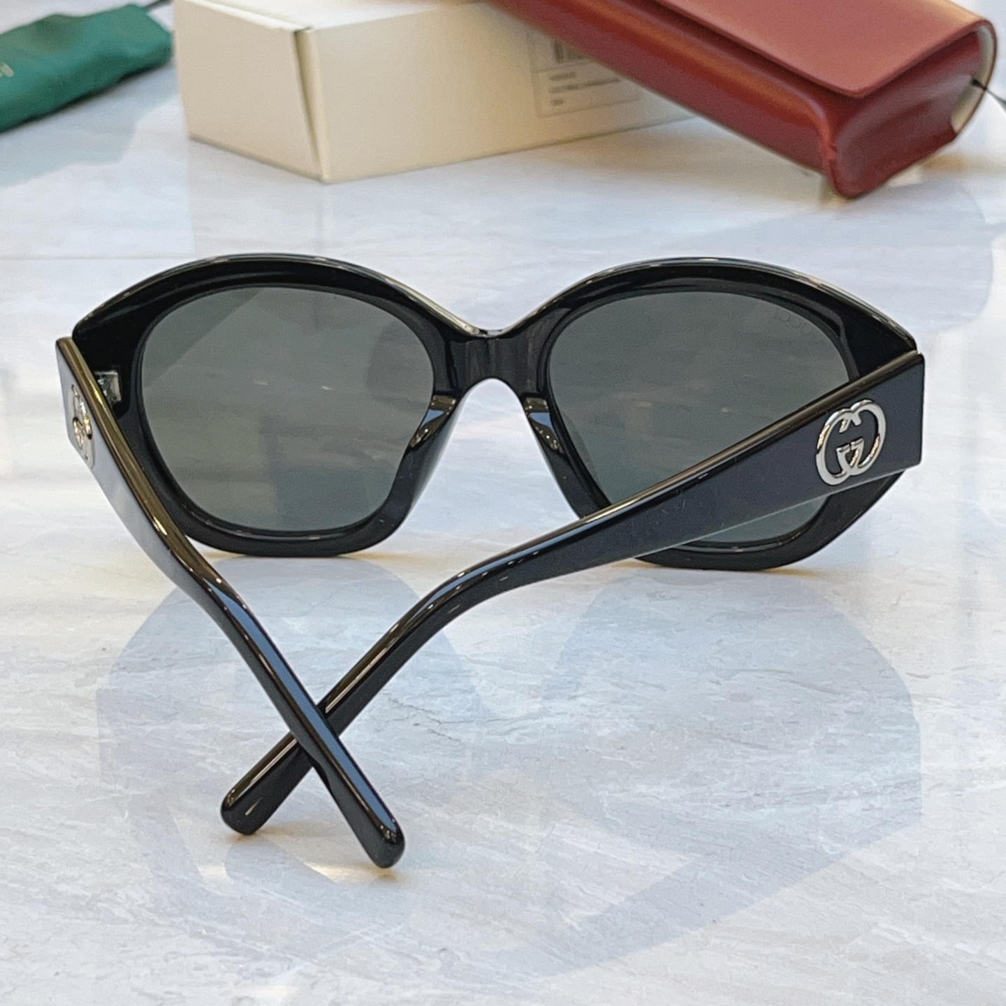 🆕 ，【GUCC*】古*驰新款太阳镜，MODEL：GG2200S，SIZE:54口19-145