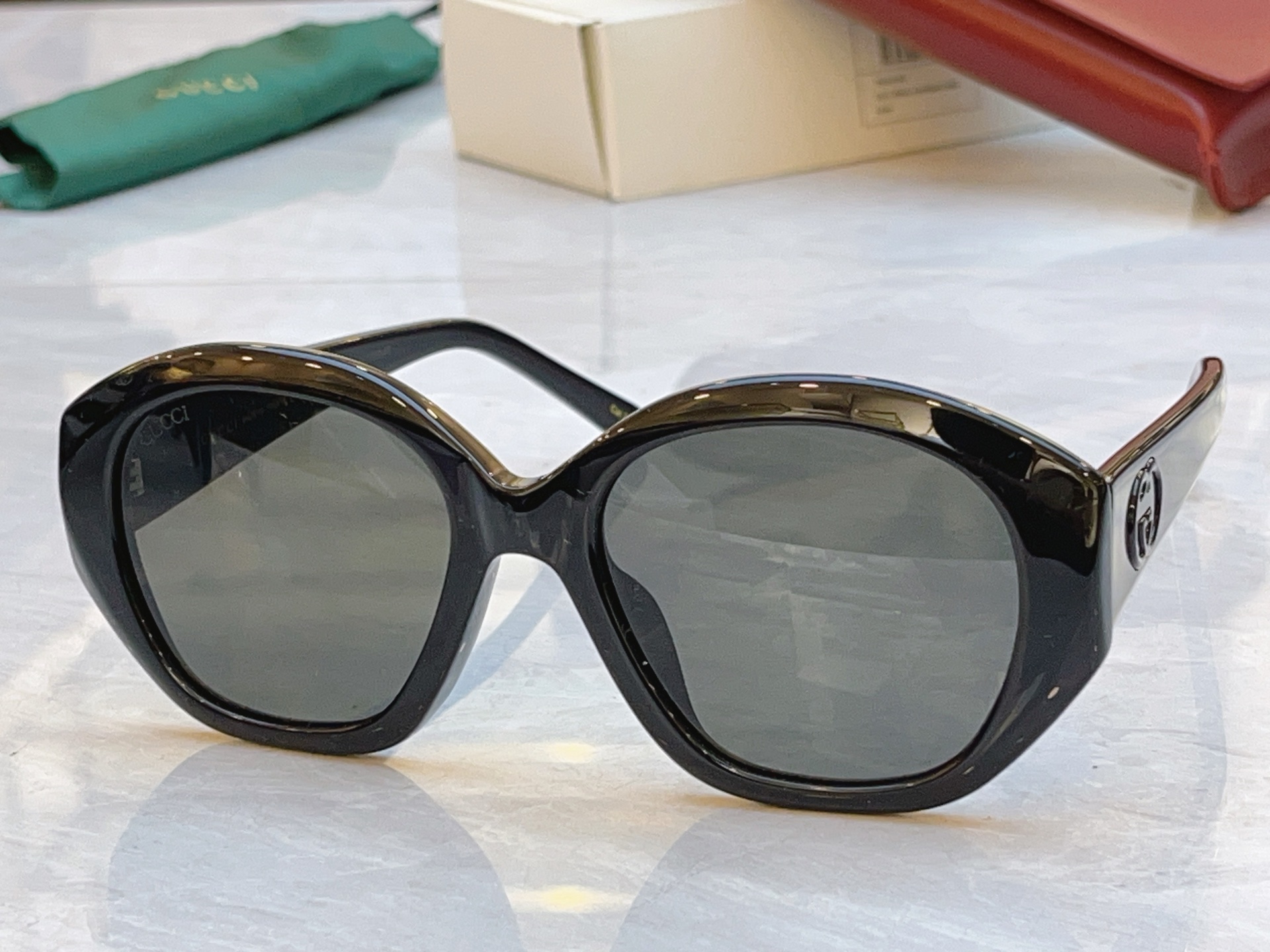 🆕 ，【GUCC*】古*驰新款太阳镜，MODEL：GG2200S，SIZE:54口19-145