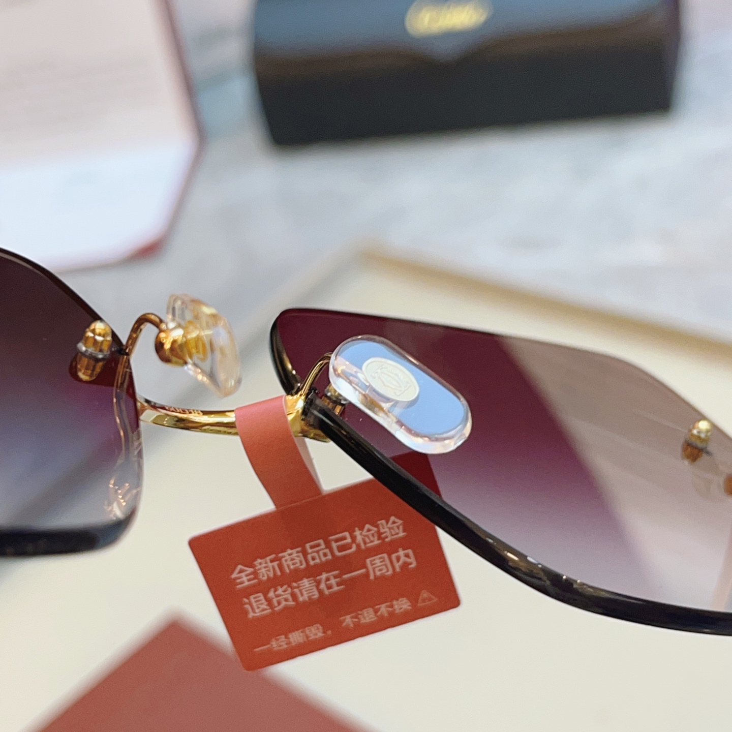盒子加20，【 Cartie*】卡地*亚新款太阳眼镜 ，高版本✨MODEL：CT0508S ，SIZE：60口18-14