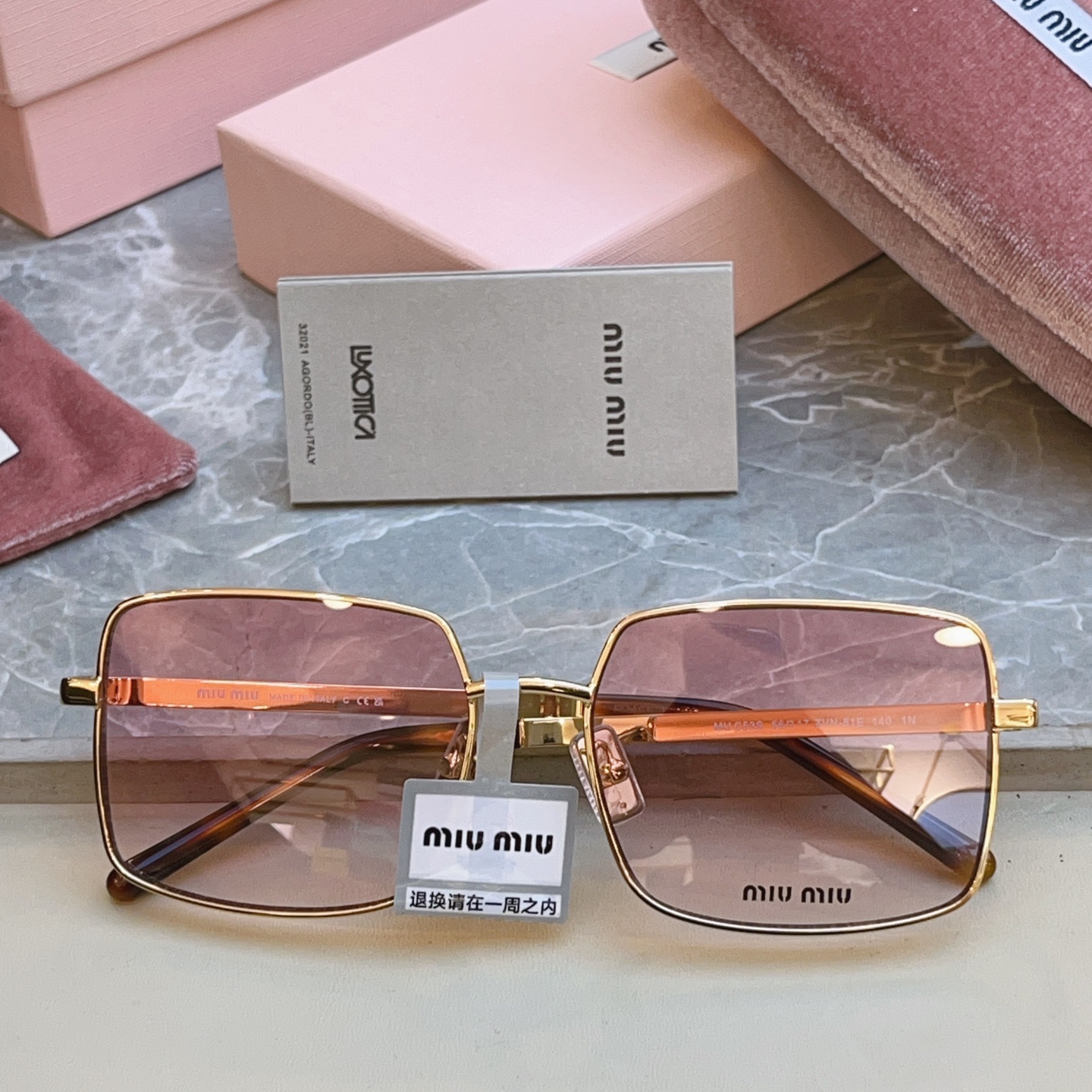 ，【MIUMI*】缪*缪新款太阳镜 高版本✨，Mod:MU C53S，SIZE:56口17-140