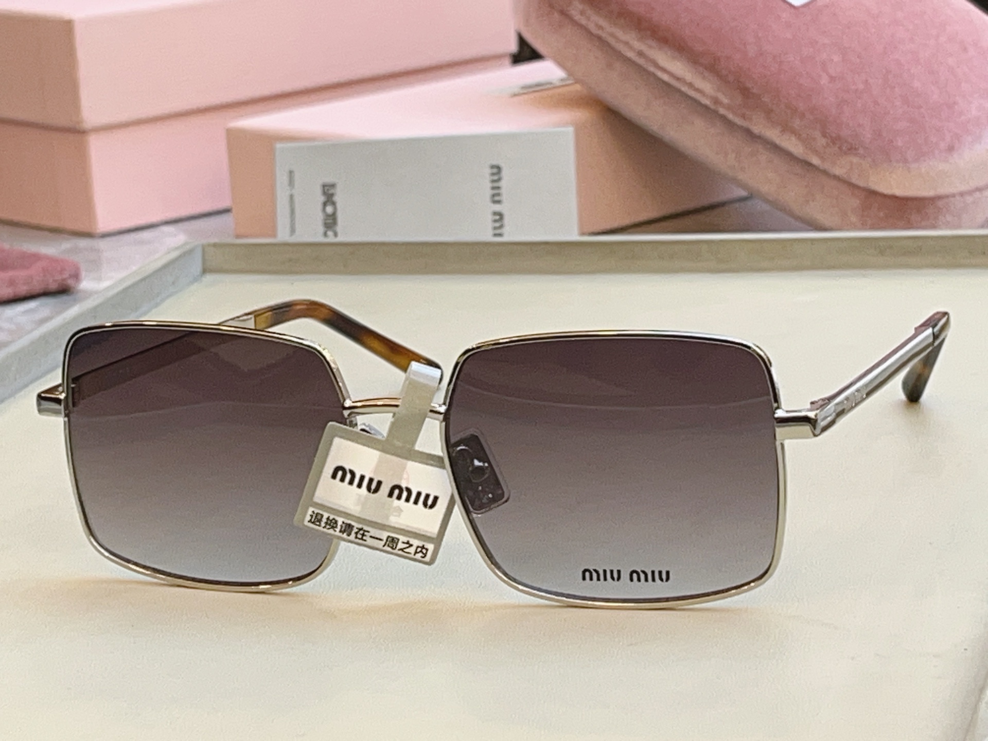 ，【MIUMI*】缪*缪新款太阳镜 高版本✨，Mod:MU C53S，SIZE:56口17-140