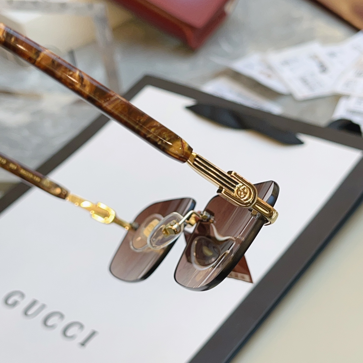 ，【GUCC*】古驰新款太阳镜🕶️ 高版本✨，MODEL：GG1221S，SIZE:56口16-140 L