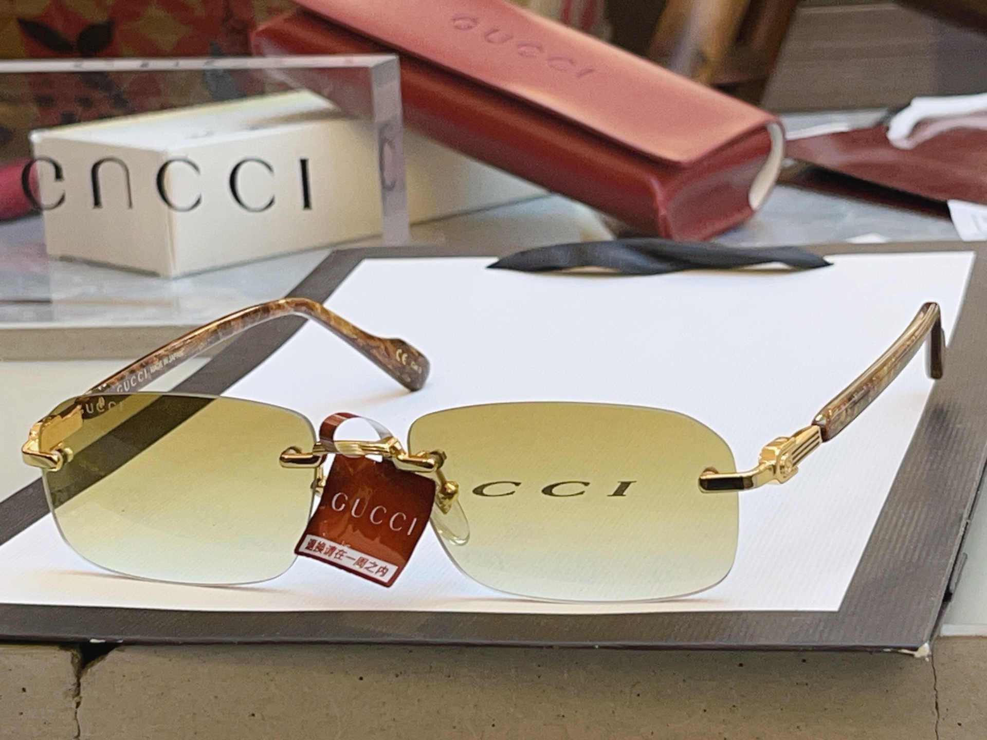 ，【GUCC*】古驰新款太阳镜🕶️ 高版本✨，MODEL：GG1221S，SIZE:56口16-140 L