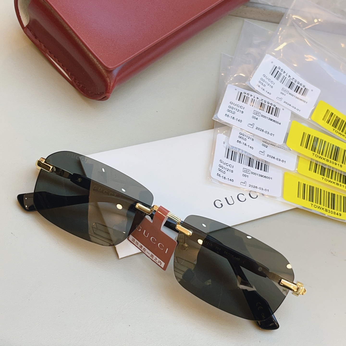 ，【GUCC*】古驰新款太阳镜🕶️ 高版本✨，MODEL：GG1221S，SIZE:56口16-140 L