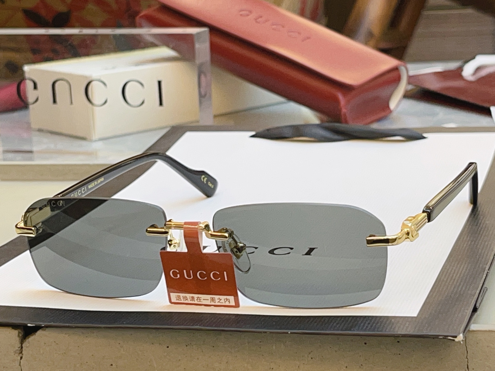 ，【GUCC*】古驰新款太阳镜🕶️ 高版本✨，MODEL：GG1221S，SIZE:56口16-140 L