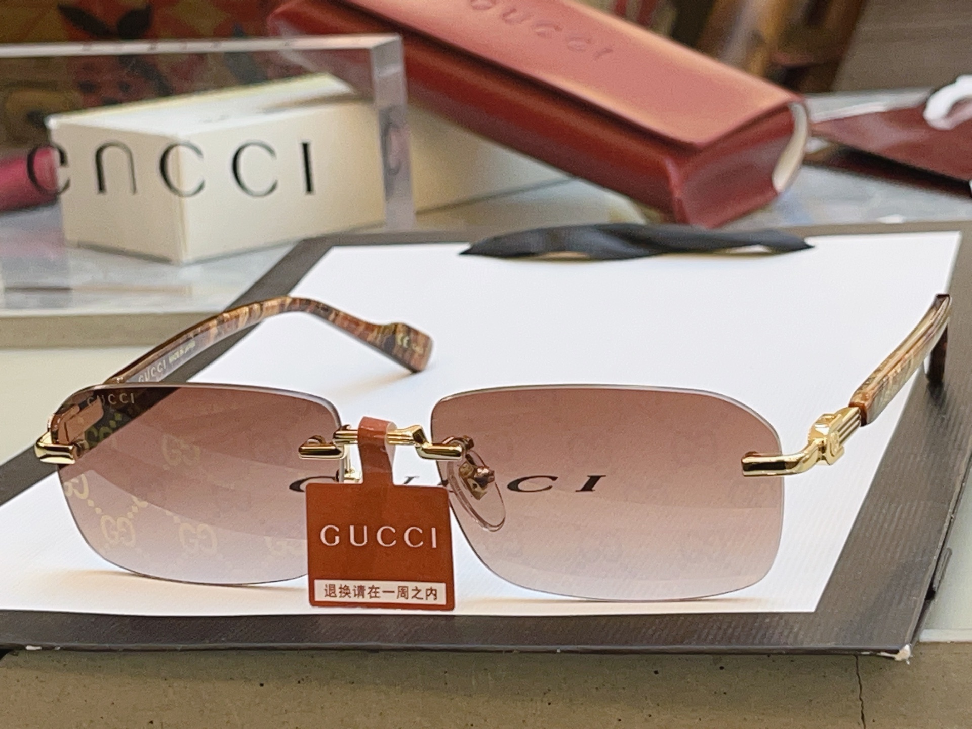 ，【GUCC*】古驰新款太阳镜🕶️ 高版本✨，MODEL：GG1221S，SIZE:56口16-140 L