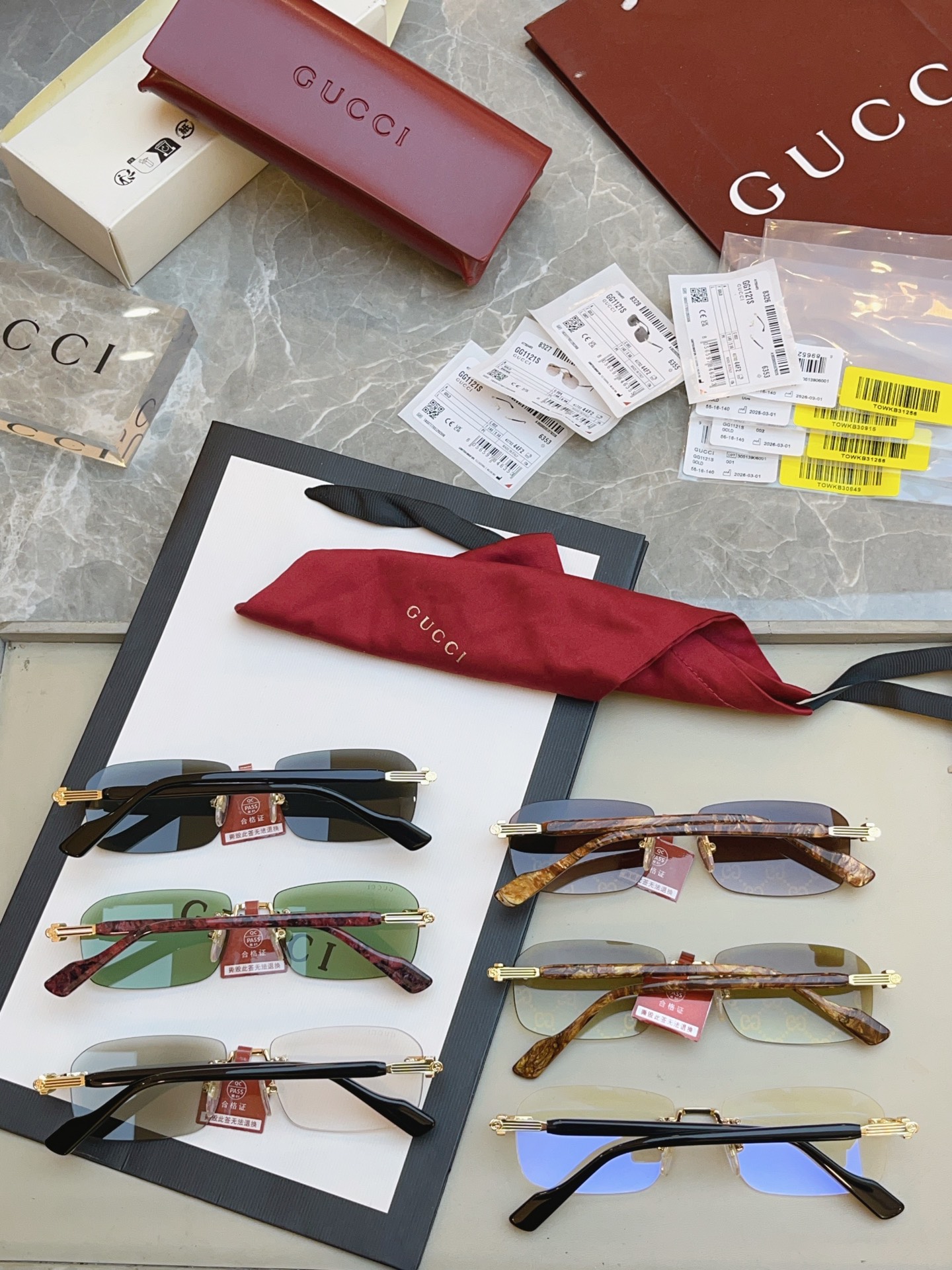 ，【GUCC*】古驰新款太阳镜🕶️ 高版本✨，MODEL：GG1221S，SIZE:56口16-140 L