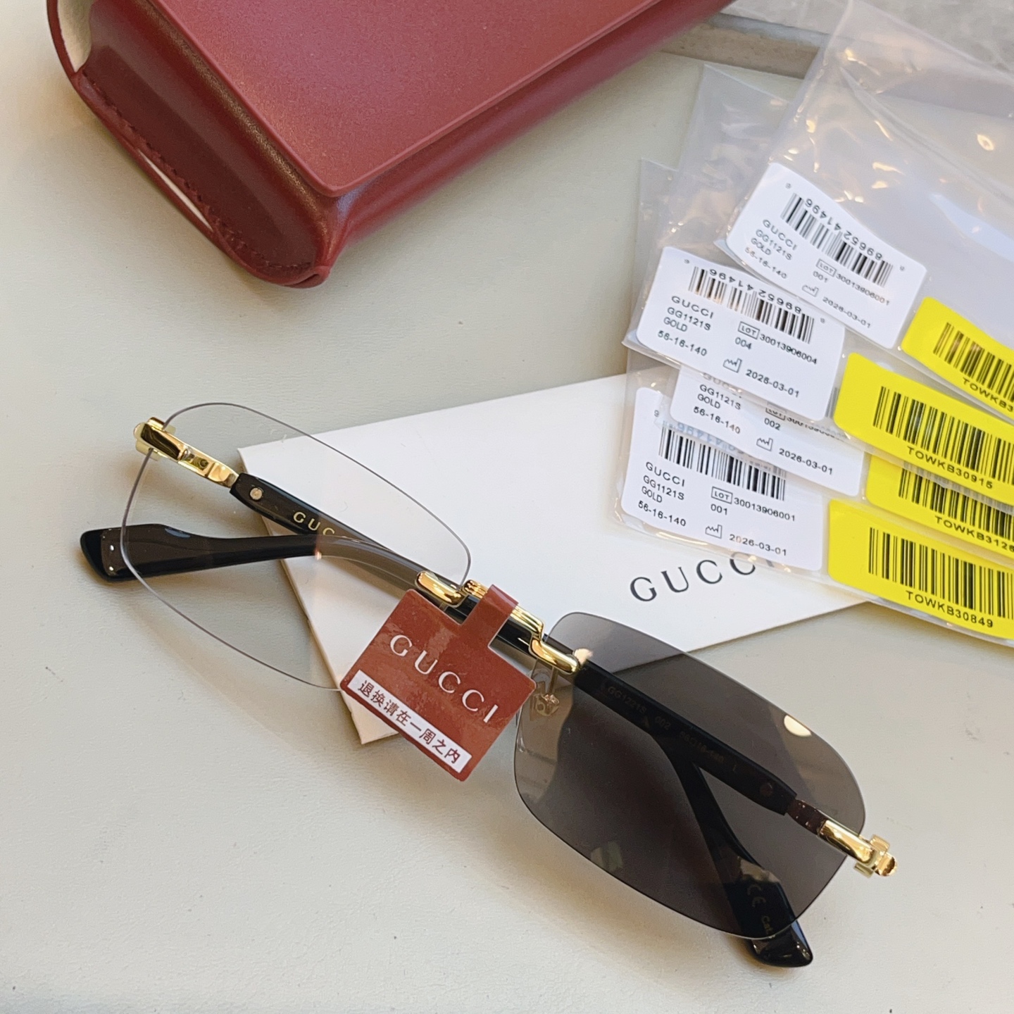 ，【GUCC*】古驰新款太阳镜🕶️ 高版本✨，MODEL：GG1221S，SIZE:56口16-140 L