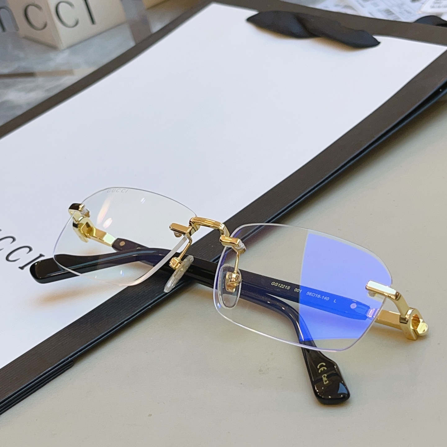 ，【GUCC*】古驰新款太阳镜🕶️ 高版本✨，MODEL：GG1221S，SIZE:56口16-140 L