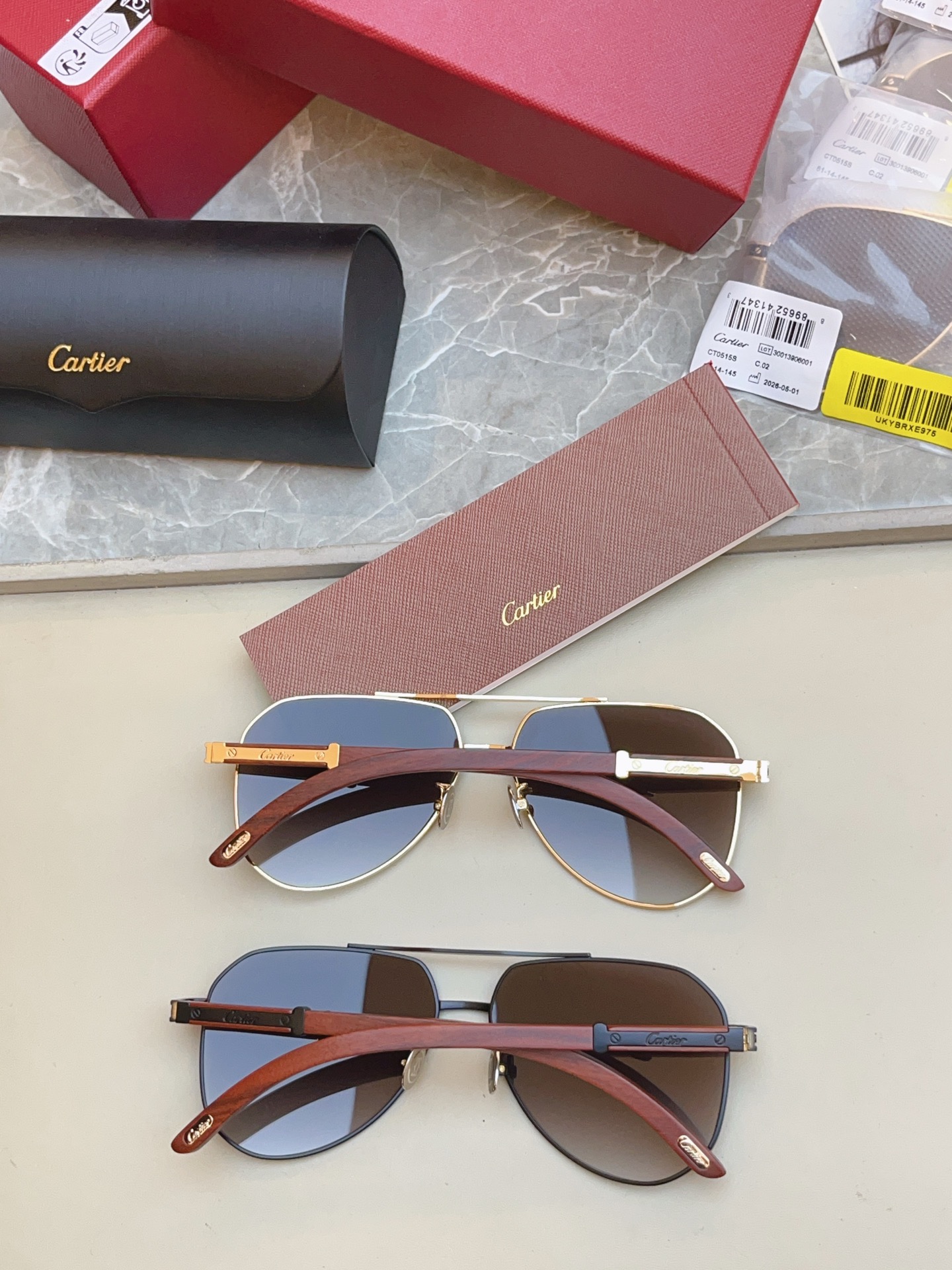 ，【CARTIE*】卡地*亚新款太阳镜，CT0515S，size: 61口14-145