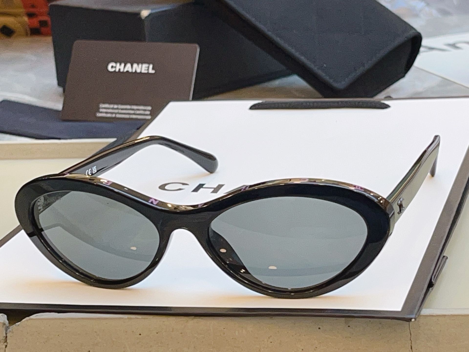 ，【CHANE*】香奈儿新款太阳镜 高版本✨，MODEL：5416-A，SIZE：57口17-140