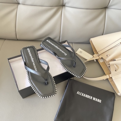 Alexander Wang Women's Steel Bead Thong Sandals - Fashion Week Debut 1 Alexander Wang Women's Steel Bead Thong Sandals - Fashion Week Debut