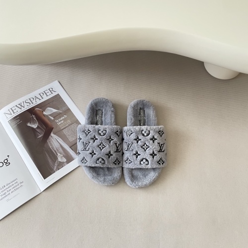 Louis Vuitton Starry Wool Flat Mules - Plush Comfort & Iconic Design 1 Louis Vuitton Starry Wool Flat Mules - Plush Comfort & Iconic Design