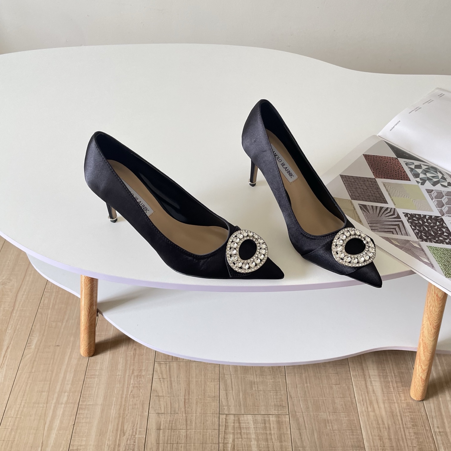 Manolo Blahnik Shoe Collection crafted with premium materials and 3