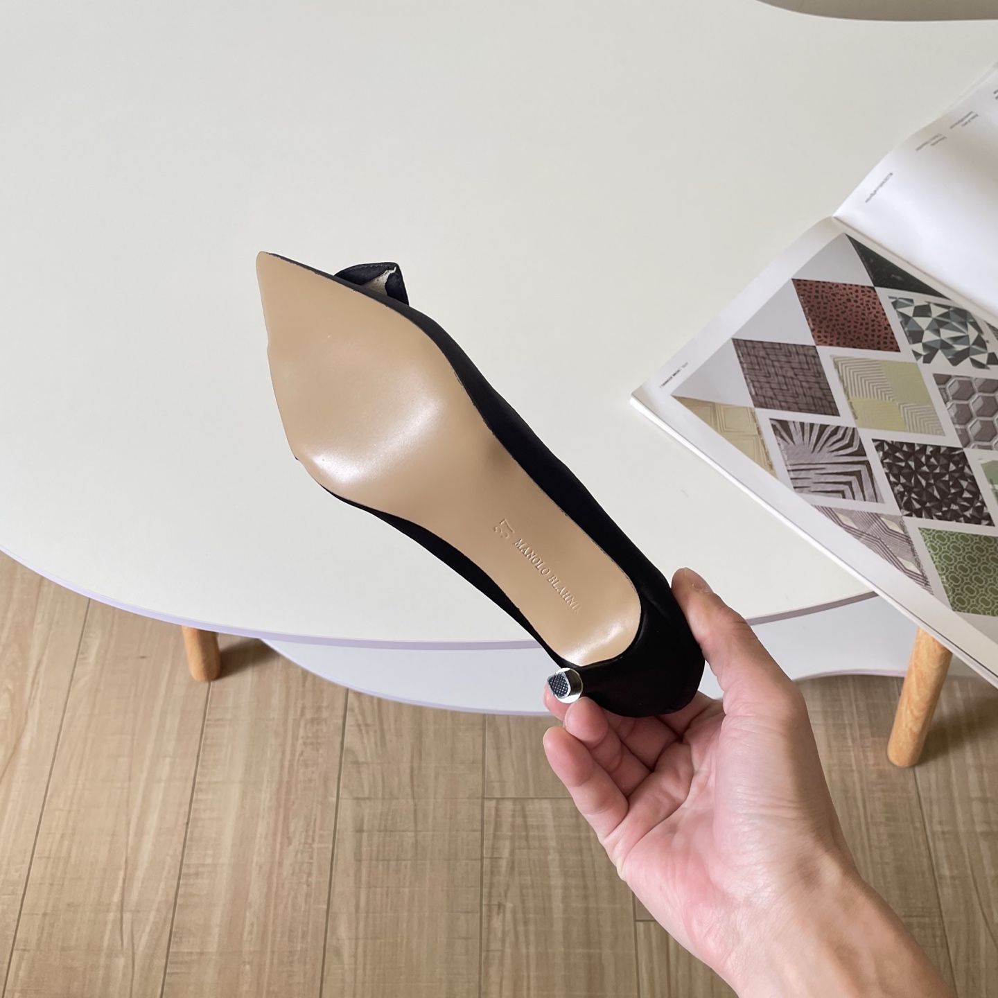 Manolo Blahnik Shoe Collection crafted with premium materials and 8