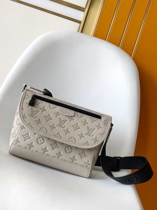 Louis Vuitton Pulse Messenger Bag Monogram Shadow Leather Crossbody 1 Louis Vuitton Pulse Messenger Bag Monogram Shadow Leather Crossbody