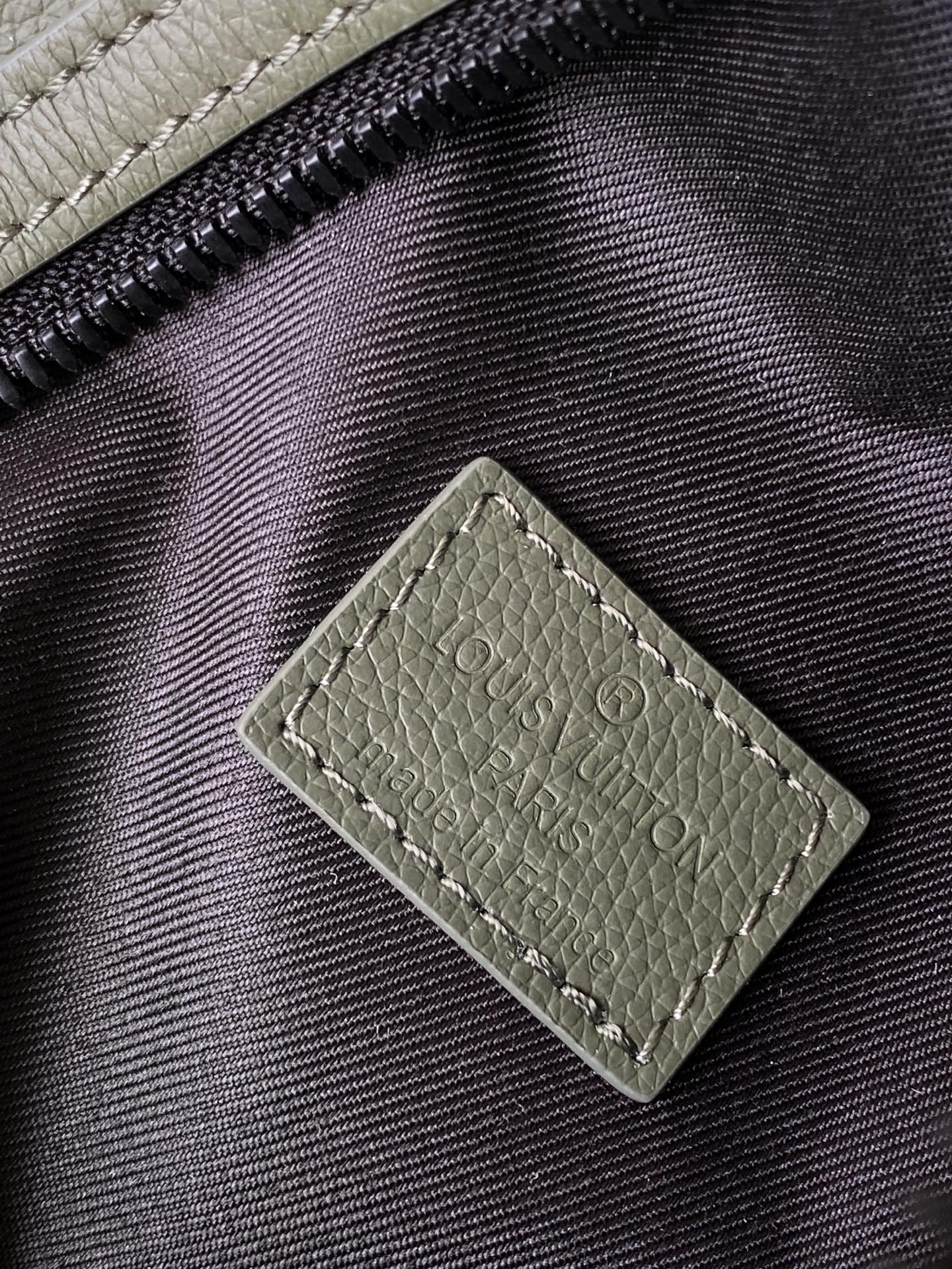 Louis Vuitton Duo Sling Bag in Olive Green Leather with Adjustable Strap 11 i1759116675848 1865 0 9