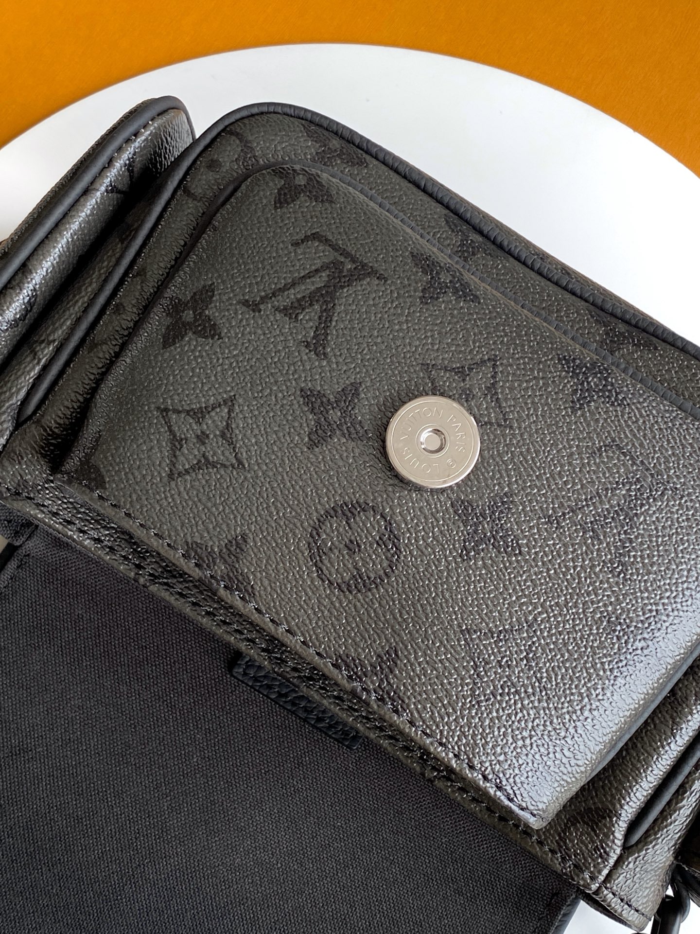 LV Monogram Eclipse Multi Pocket Crossbody Bag