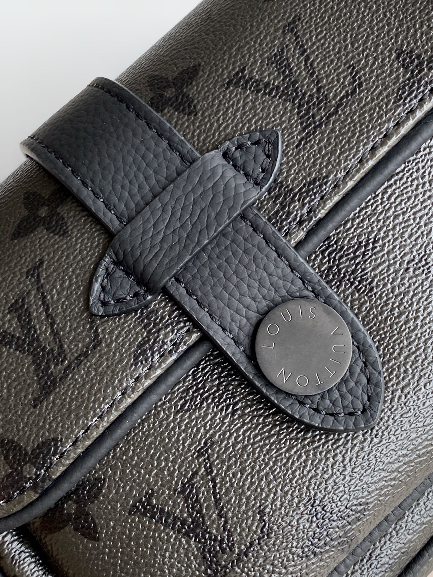 LV Monogram Eclipse Multi Pocket Crossbody Bag