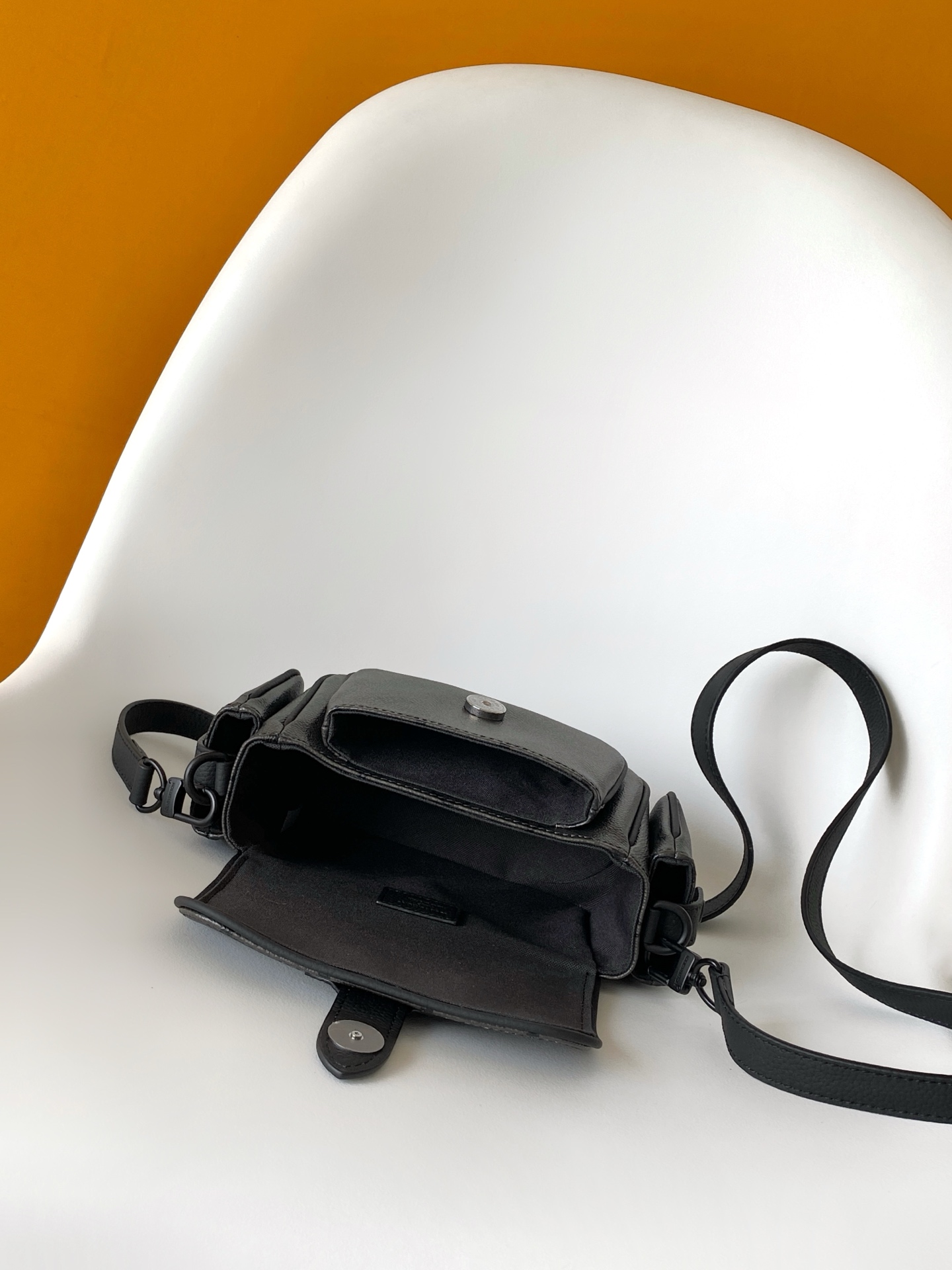 LV Monogram Eclipse Multi Pocket Crossbody Bag