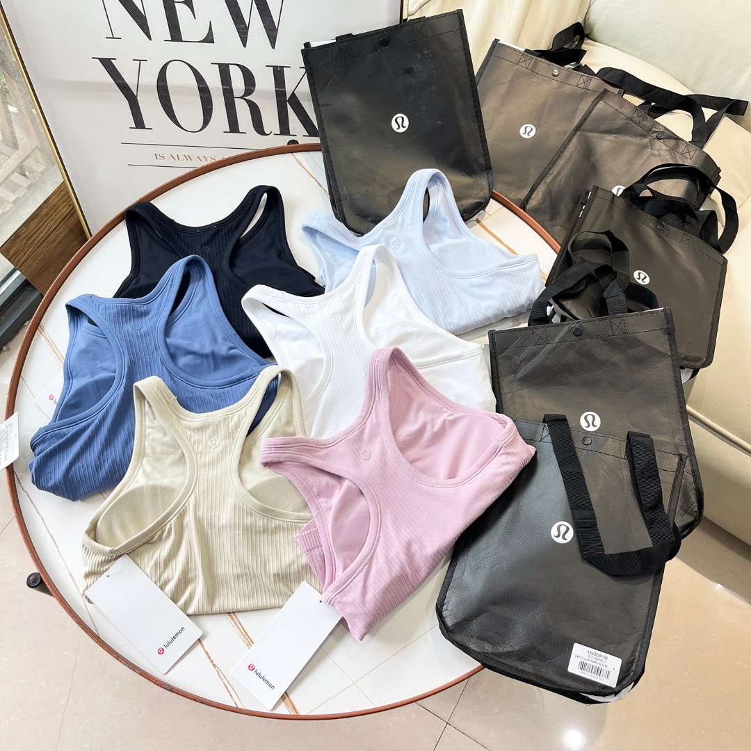 Lululemon Ebb to Street tank yoga pink