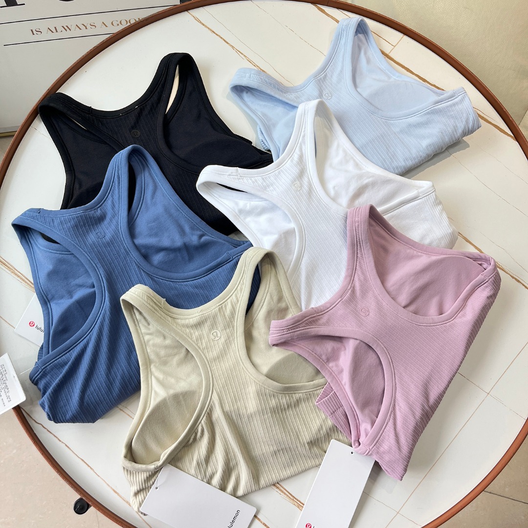 Lululemon Ebb to Street tank yoga pink