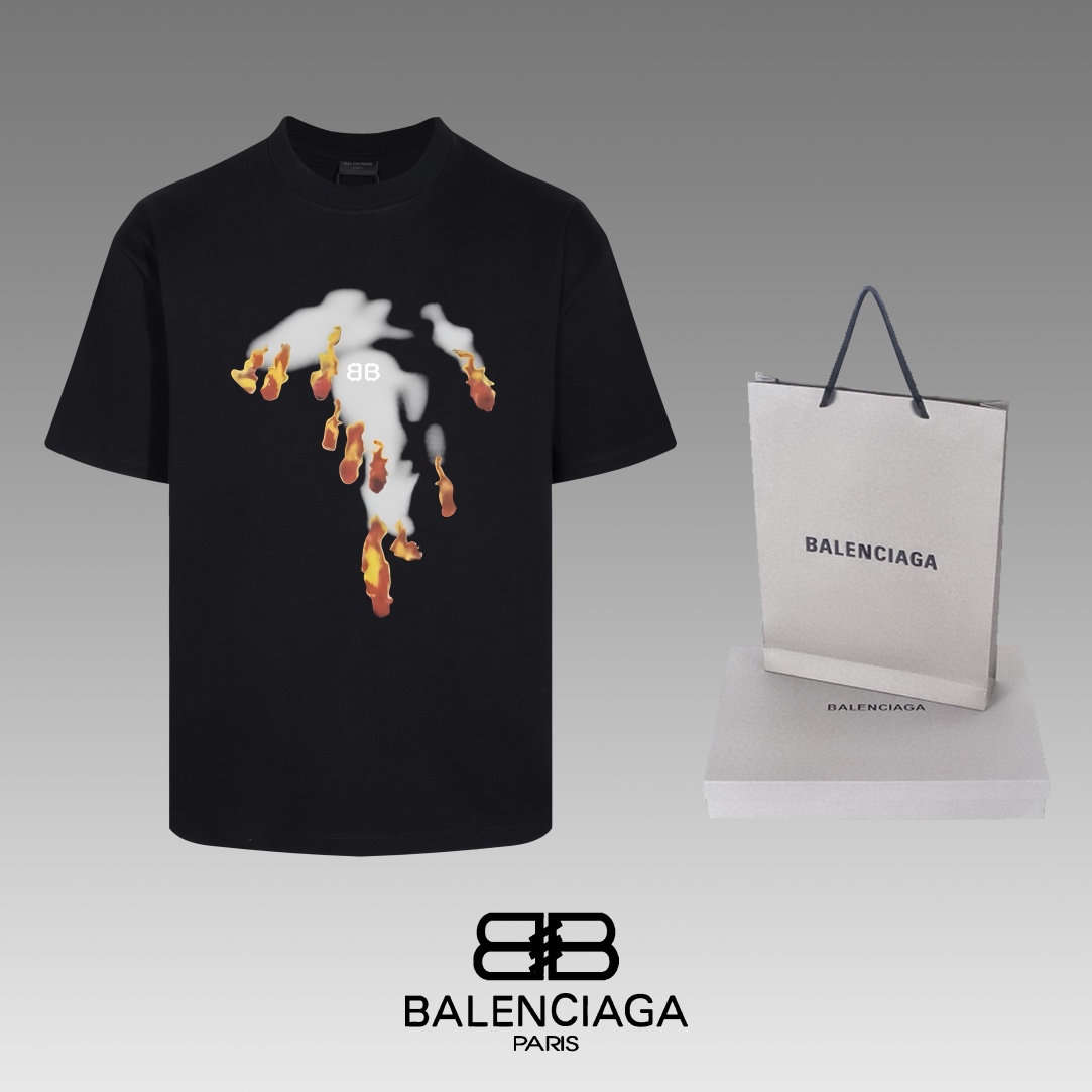 Balenciaga 24SS Classic Graphic Print T-Shirt Short Sleeve Top Quality 1 i1710639067 8395 0