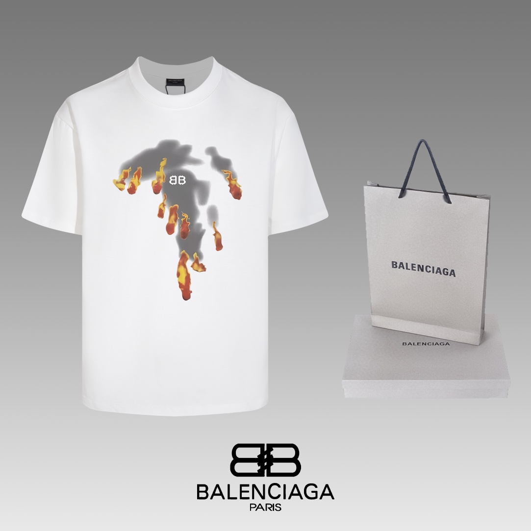 Balenciaga 24SS Classic Graphic T-Shirt Short Sleeve, High Quality Cotton 1 i1710639265 8858 0