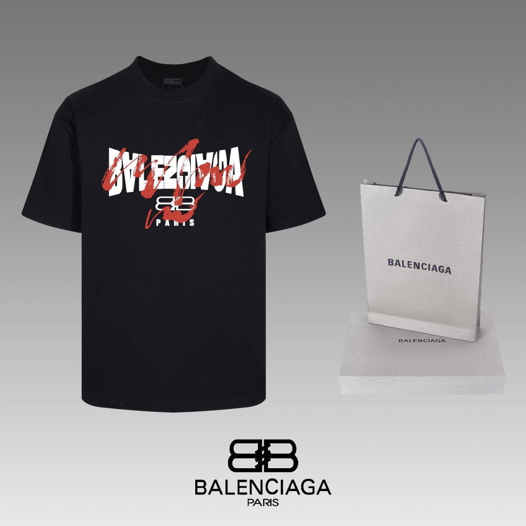 Balenciaga 24SS Classic Logo T-Shirt Short Sleeve High-Quality Fabric 1 i1710639333 7628 0