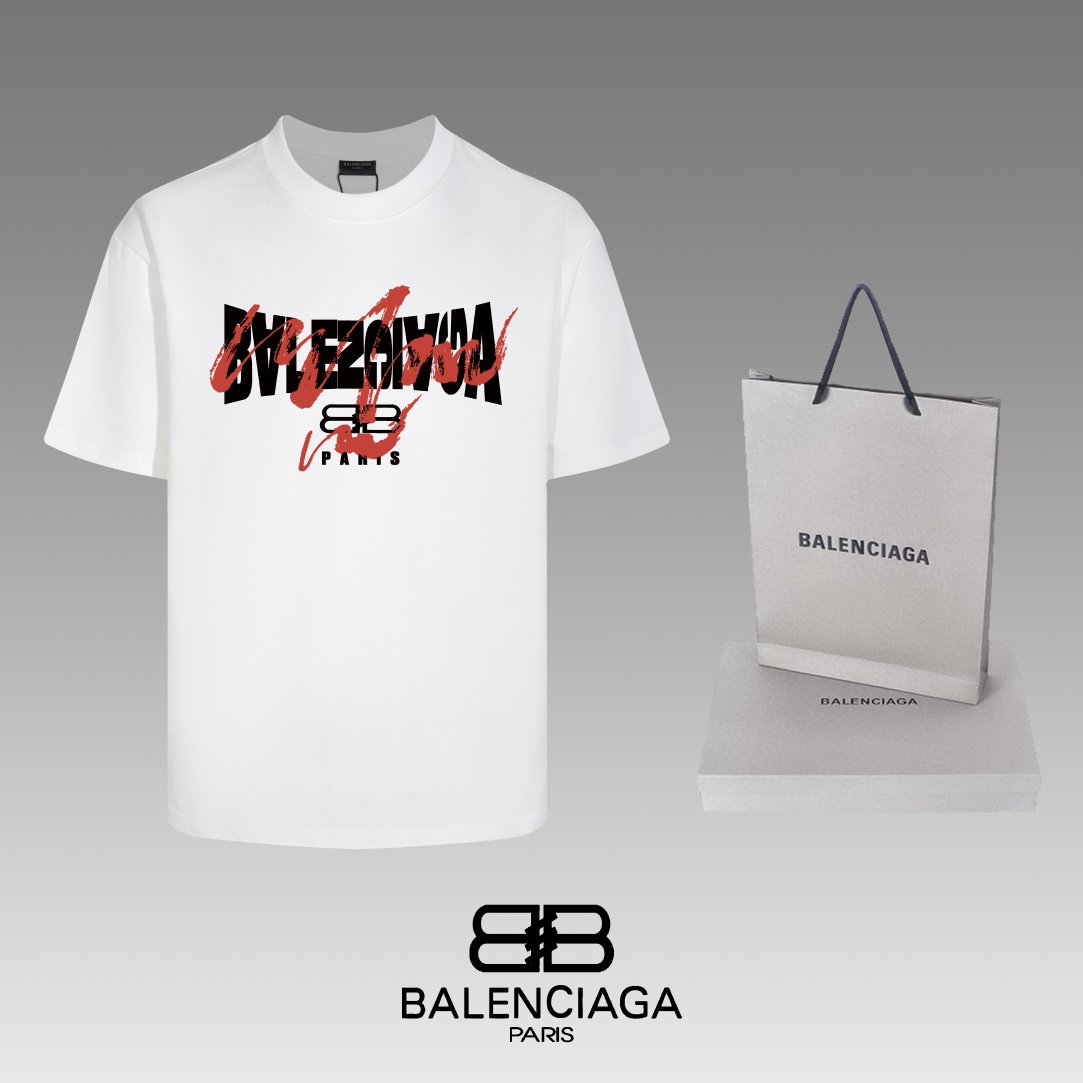 Balenciaga 24SS Classic Cotton T-Shirt - Premium Quality, Durable & Comfortable 2 i1710639385 5761 0