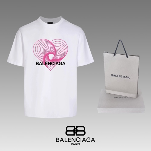 Balenciaga Classic T-Shirt Short Sleeve Heart Print, High-Quality Fabric 1 Balenciaga Classic T-Shirt Short Sleeve Heart Print, High-Quality Fabric