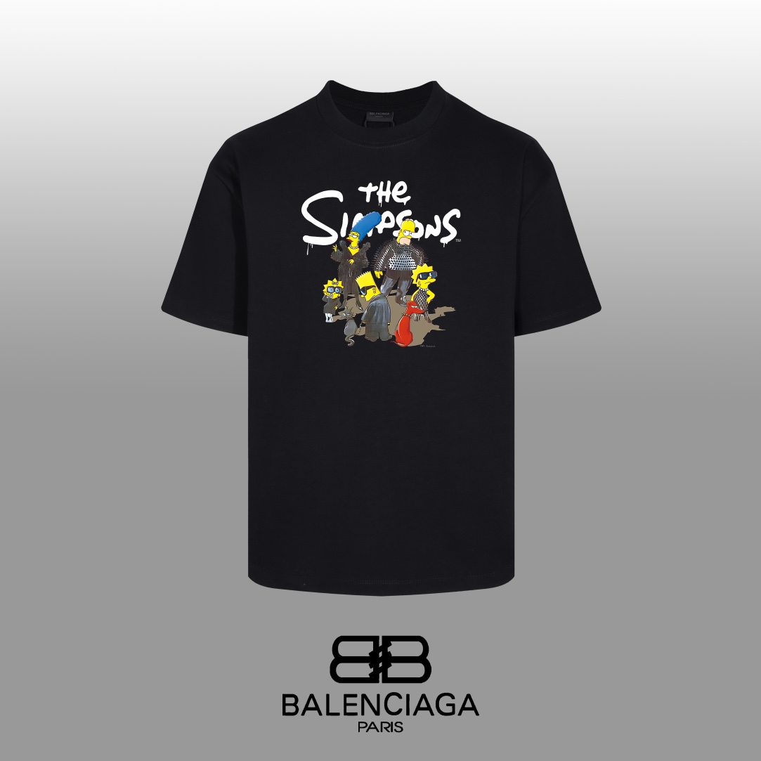 Balenciaga x The Simpsons 24SS Classic T-Shirt Short Sleeve - High Quality 1 i1742757740 1796 2