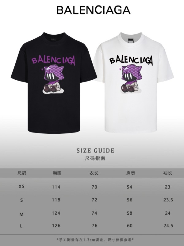 Balenciaga 24SS Classic Graphic T-Shirt | High-Quality, Comfortable Fit 10 i1743212227 1706 4