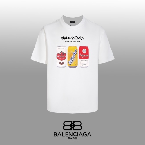 Balenciaga Men's/Women's Crew Neck T-Shirt with 'Candle Holder' Graphic Print 1 Balenciaga Men's/Women's Crew Neck T-Shirt with 'Candle Holder' Graphic Print