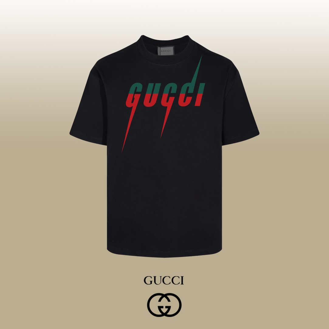 Gucci 24SS Classic Logo T-Shirt Short Sleeve High-Quality Cotton Blend 1 i1749687294 2298 8